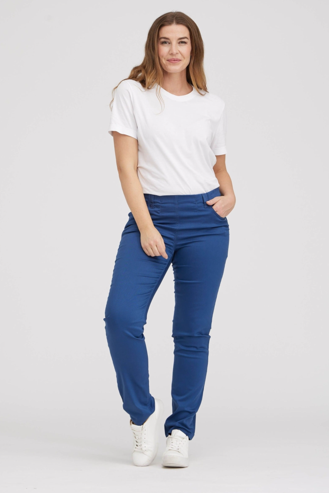 LAURIE Damen vegan Hose Kelly Regular Ml Nordisch Blau