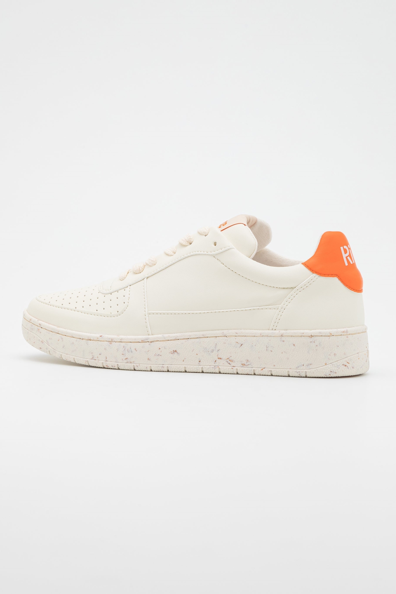 Image of RICE mannen vegan Sneakers Open21 Ecru/Oranje