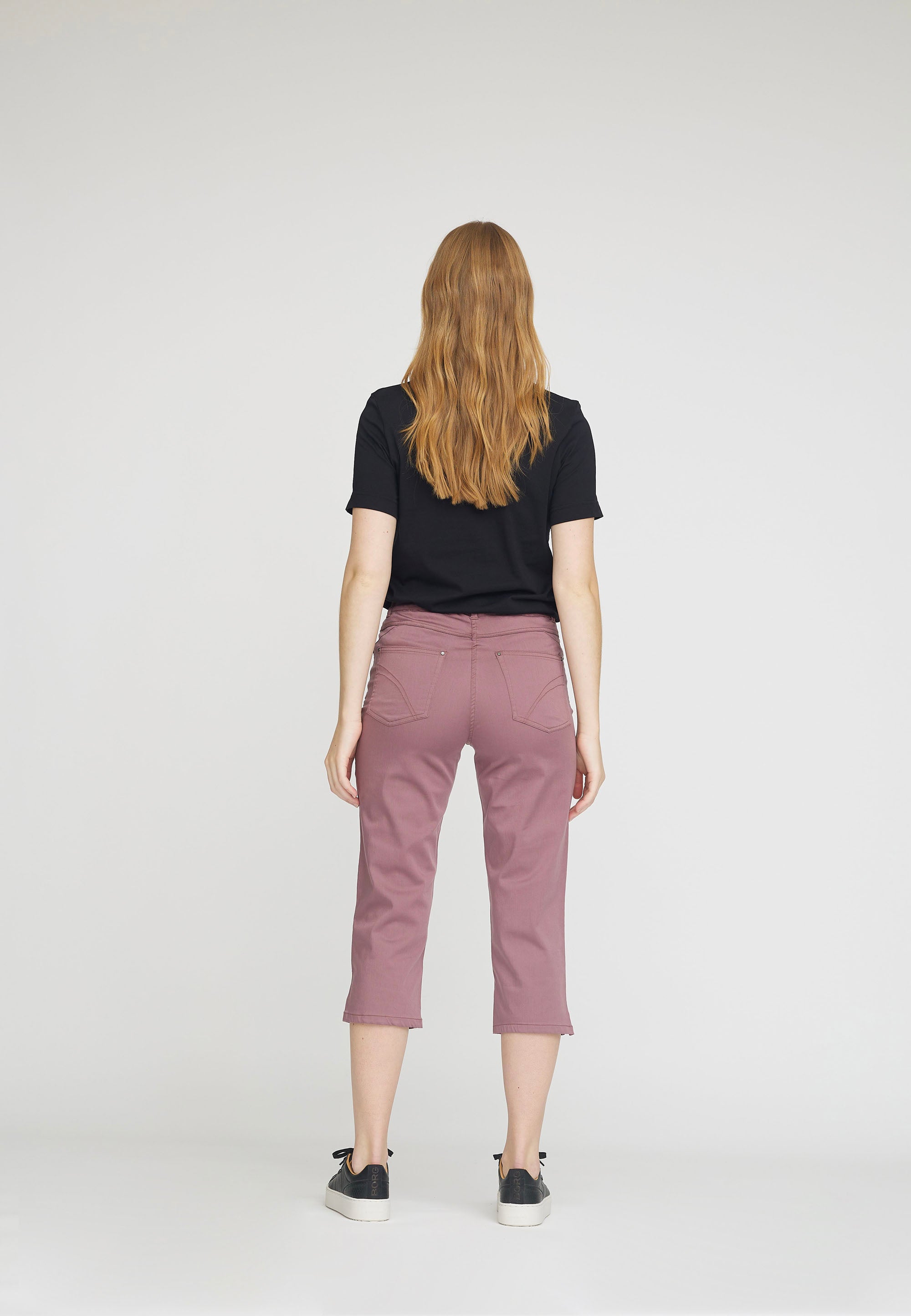 LAURIE womens vegan Pants Hannah Regular Capri Ml Faded Grape