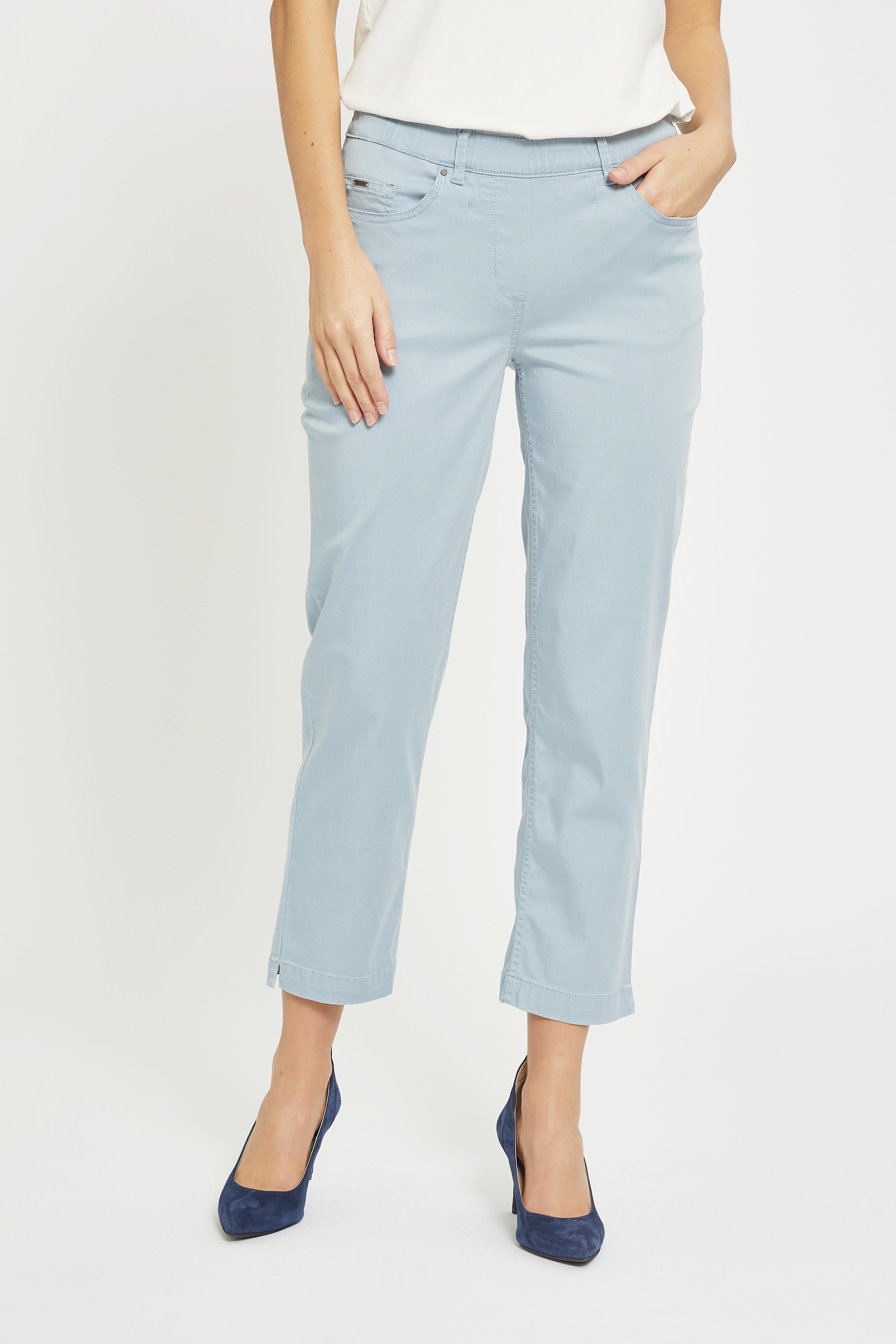 LAURIE womens vegan Pants Hannah Regular Crop Faded Blue