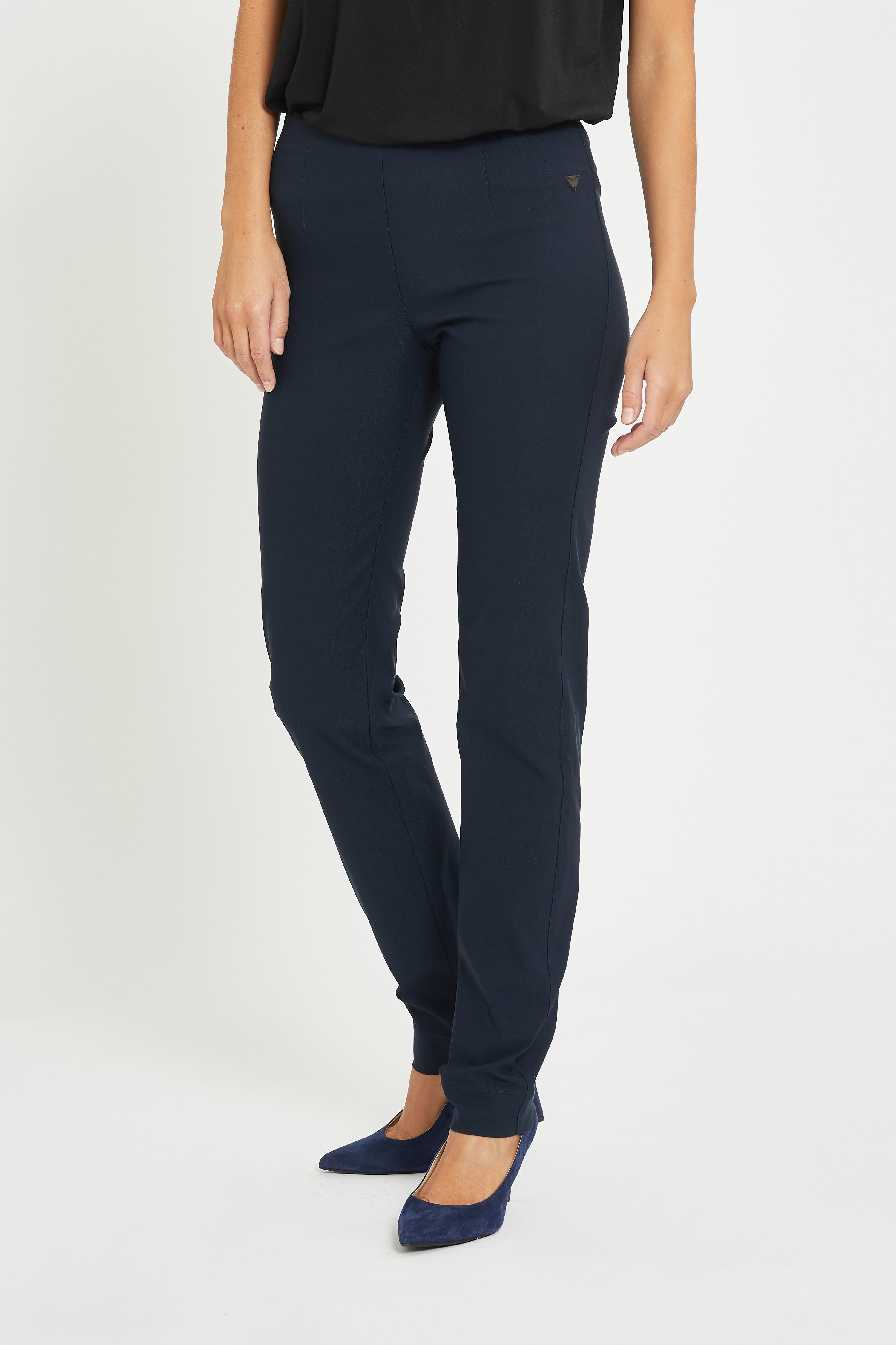 LAURIE Damen vegan Hose Betty Regular Ll Marineblau