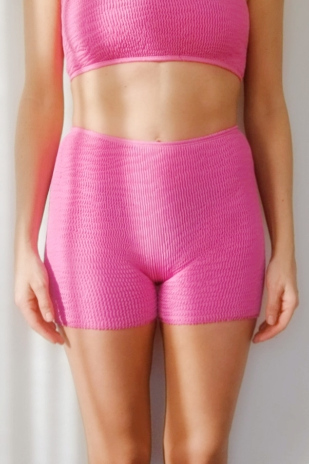 CALAMOON Damen vegan Shorts Koralle