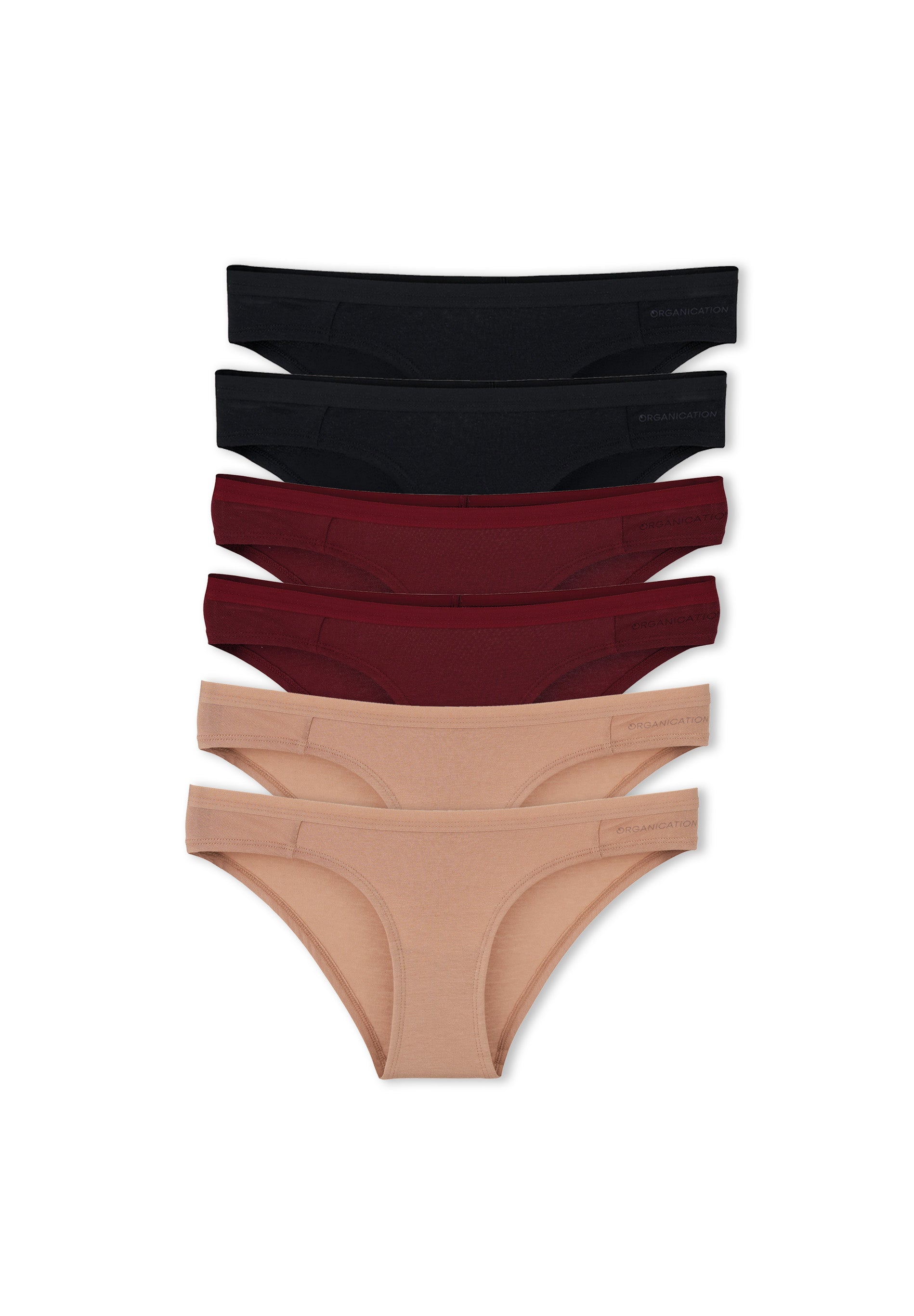 75923 - Damen vegan Kamilla Slip Aus Bio-Baumwolle Und Tencelâ„¢ Modal-Mix Im 6er-Pack