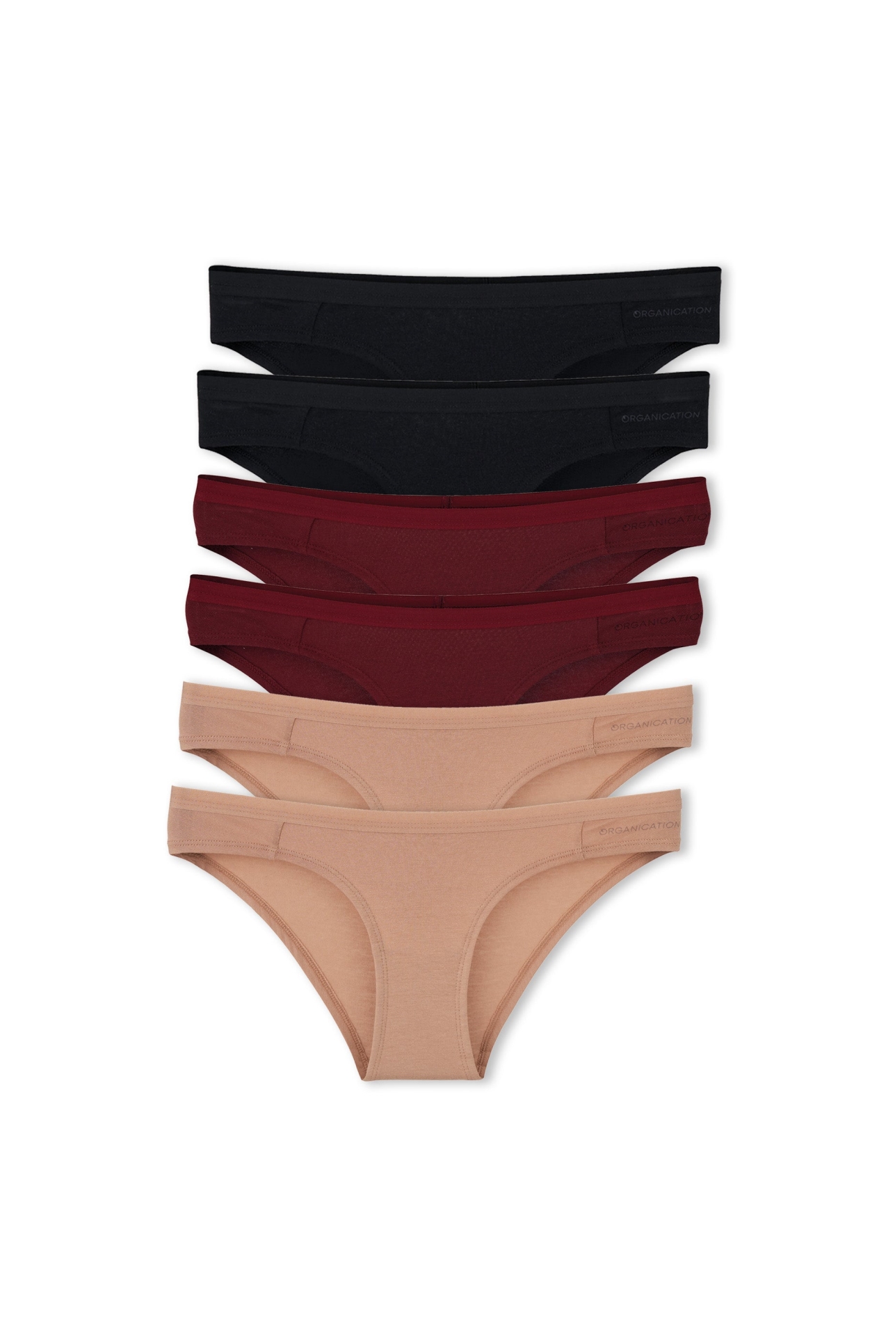 75923 - Damen vegan Kamilla Slip Aus Bio-Baumwolle Und Tencelâ„¢ Modal-Mix Im 6er-Pack