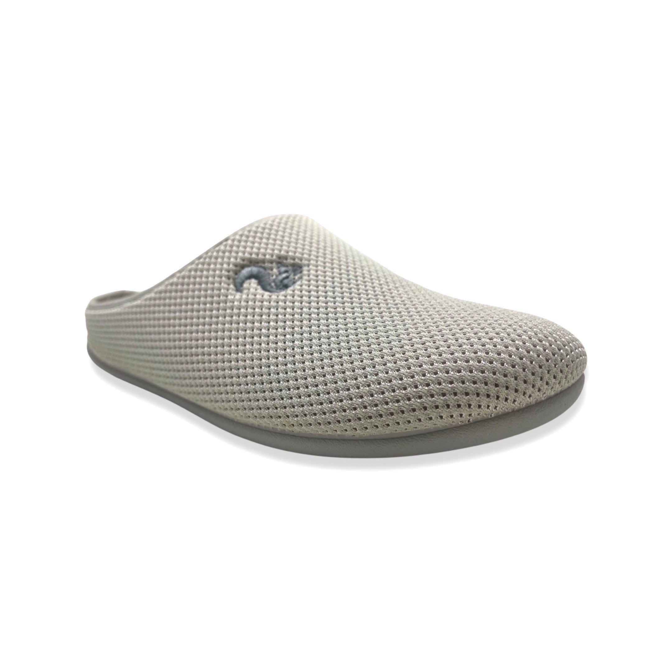 thies men vegan Slippers Corn Pearl Grey