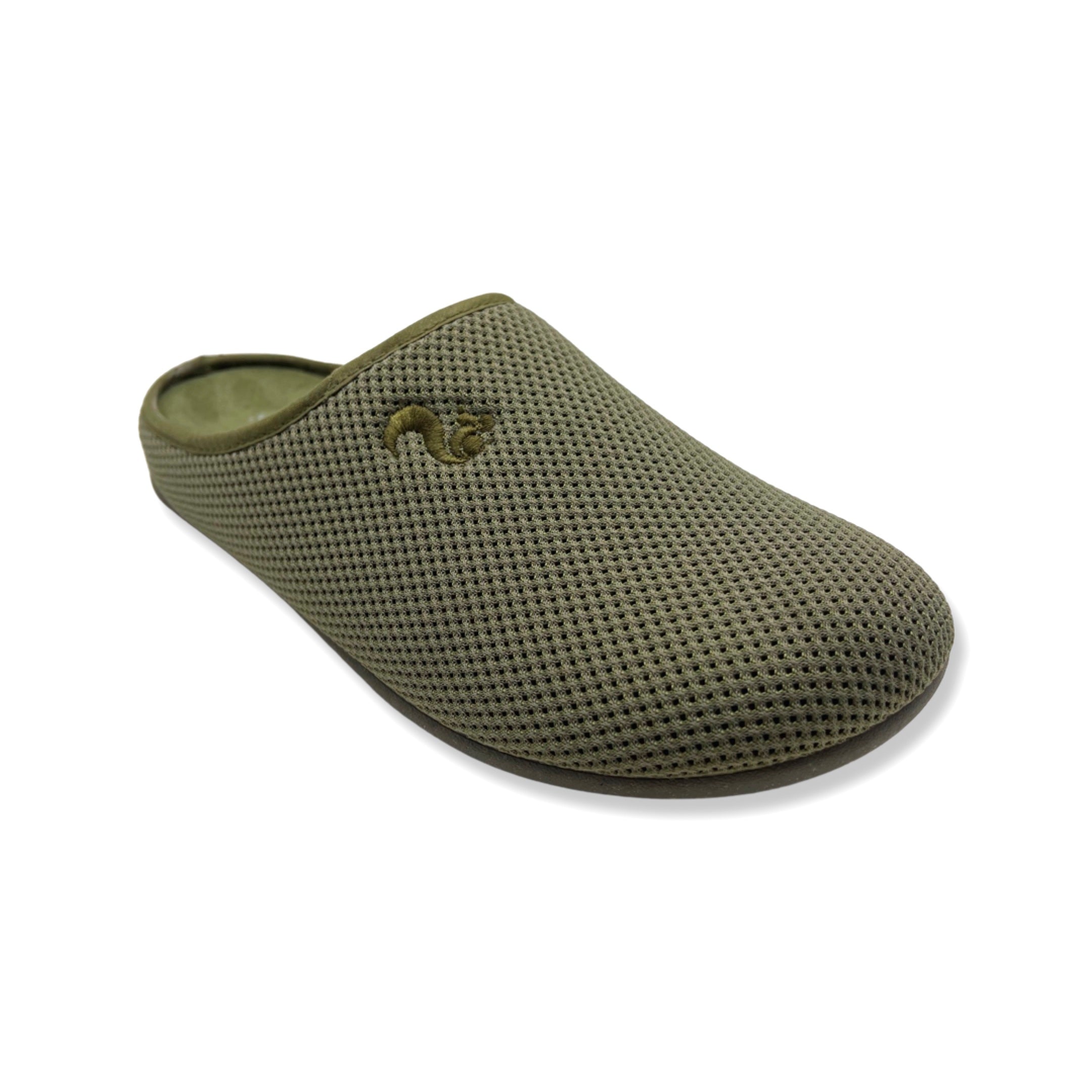 thies men vegan Slippers Corn Olive Green