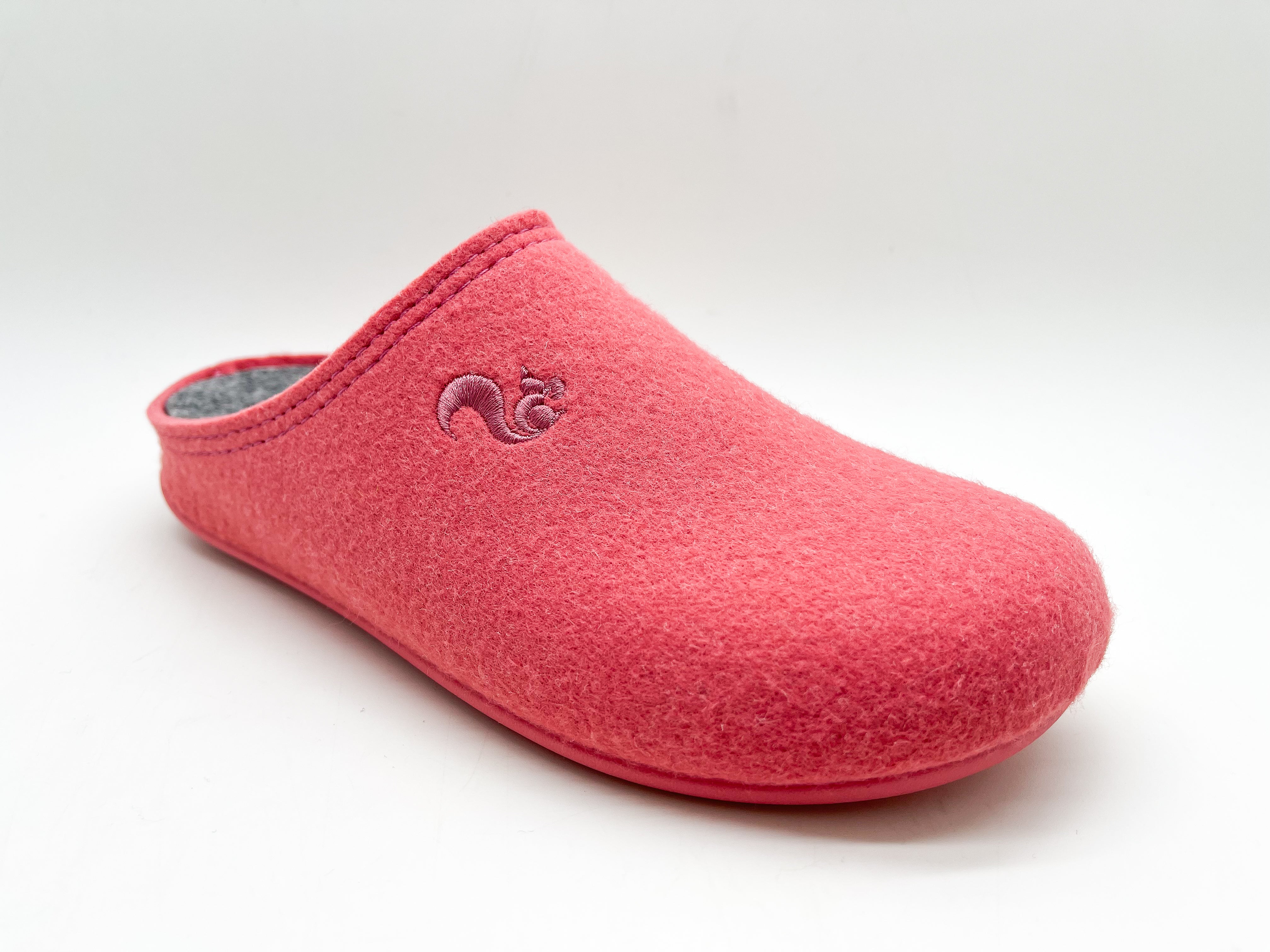 thies men vegan Slipper Recycled Pet Coral Red