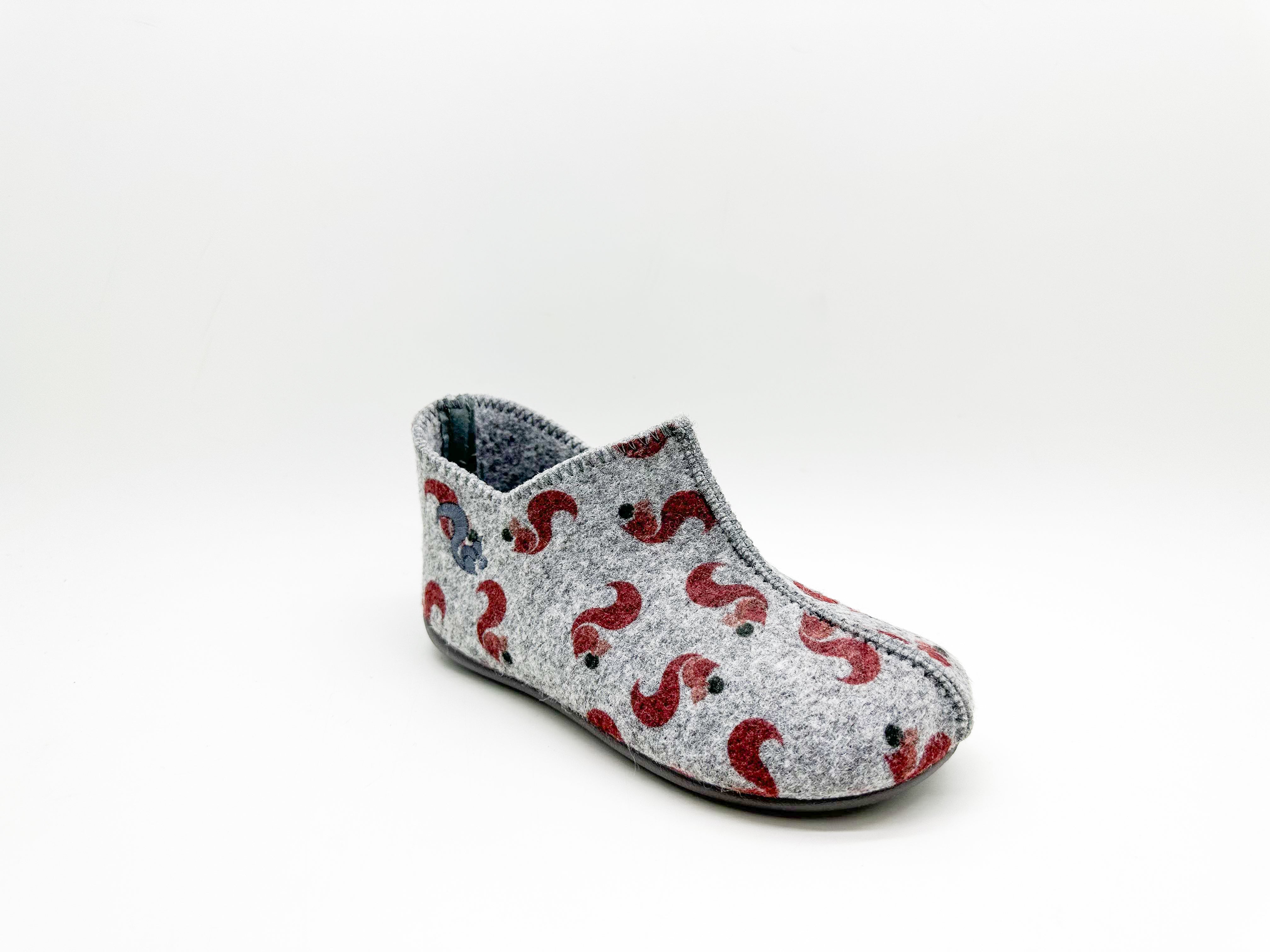 thies unisex vegan Slipper Boot Pet Light Grey