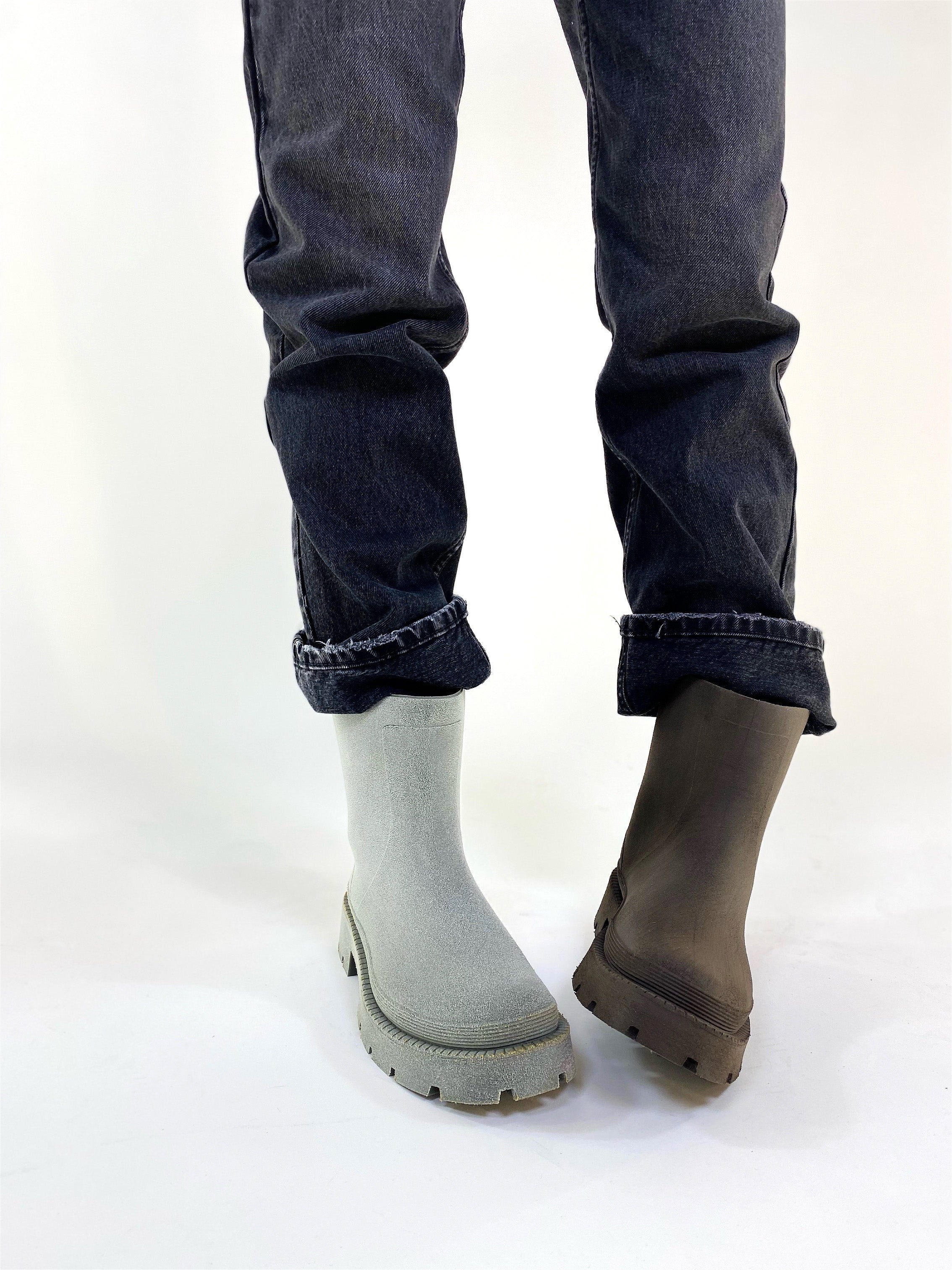 nat-2 womens vegan Rainboots Bio Boot 100% Waterproof Brown