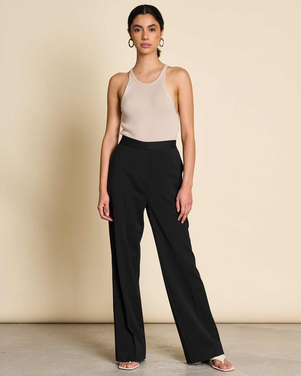 JAN 'N JUNE Broek Coralia Zwart