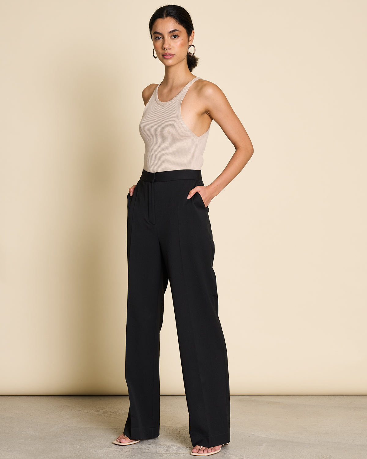 JAN 'N JUNE Broek Coralia Zwart
