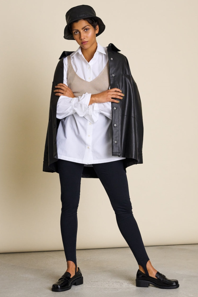 Image of JAN 'N JUNE dames vegan Legging Stijgbeugel Zwart