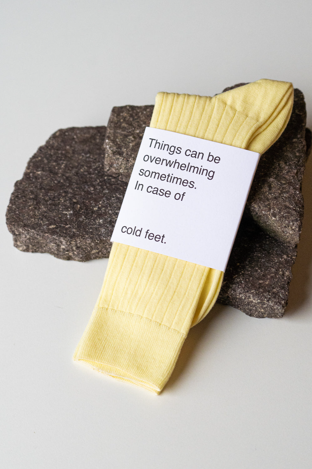 JAN 'N JUNE womens vegan Socks Faded Lemon Yellow