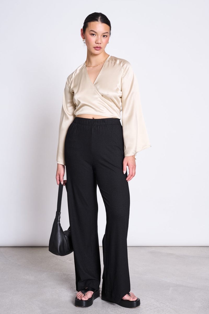 JAN N JUNE JAN 'N JUNE Damen vegan Hose Smilla Schwarz