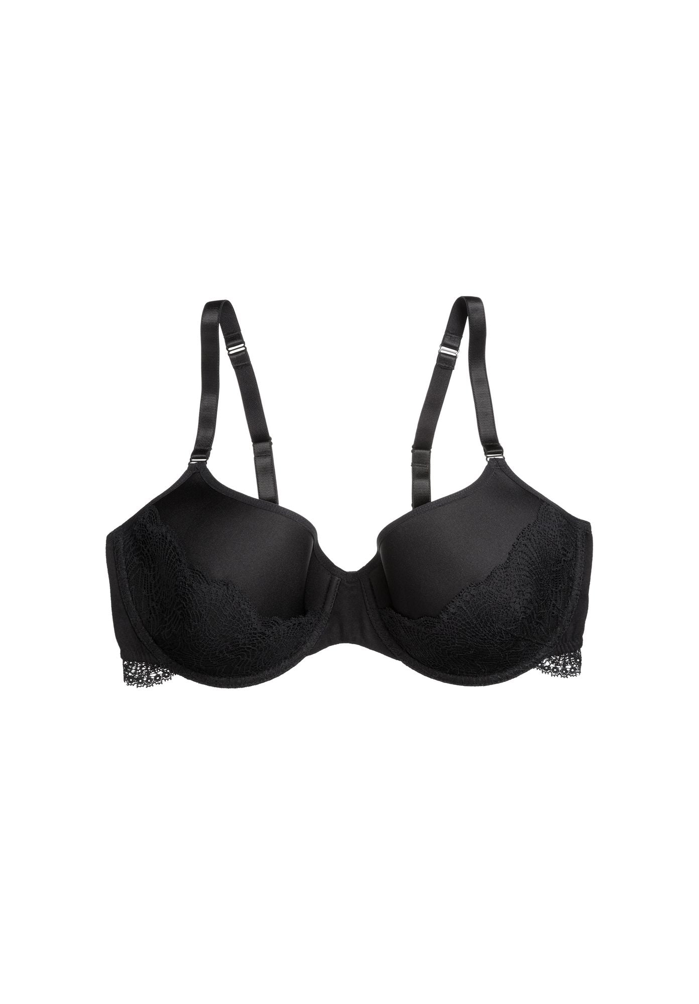 LOVJOI womens vegan Bra Curve Style Clover Black