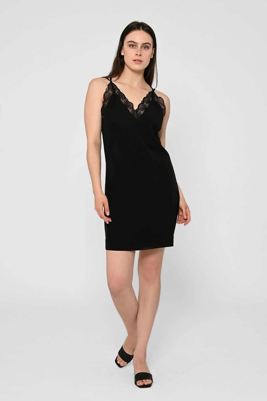 LOVJOI Damen vegan Kleid Pacaja Schwarz