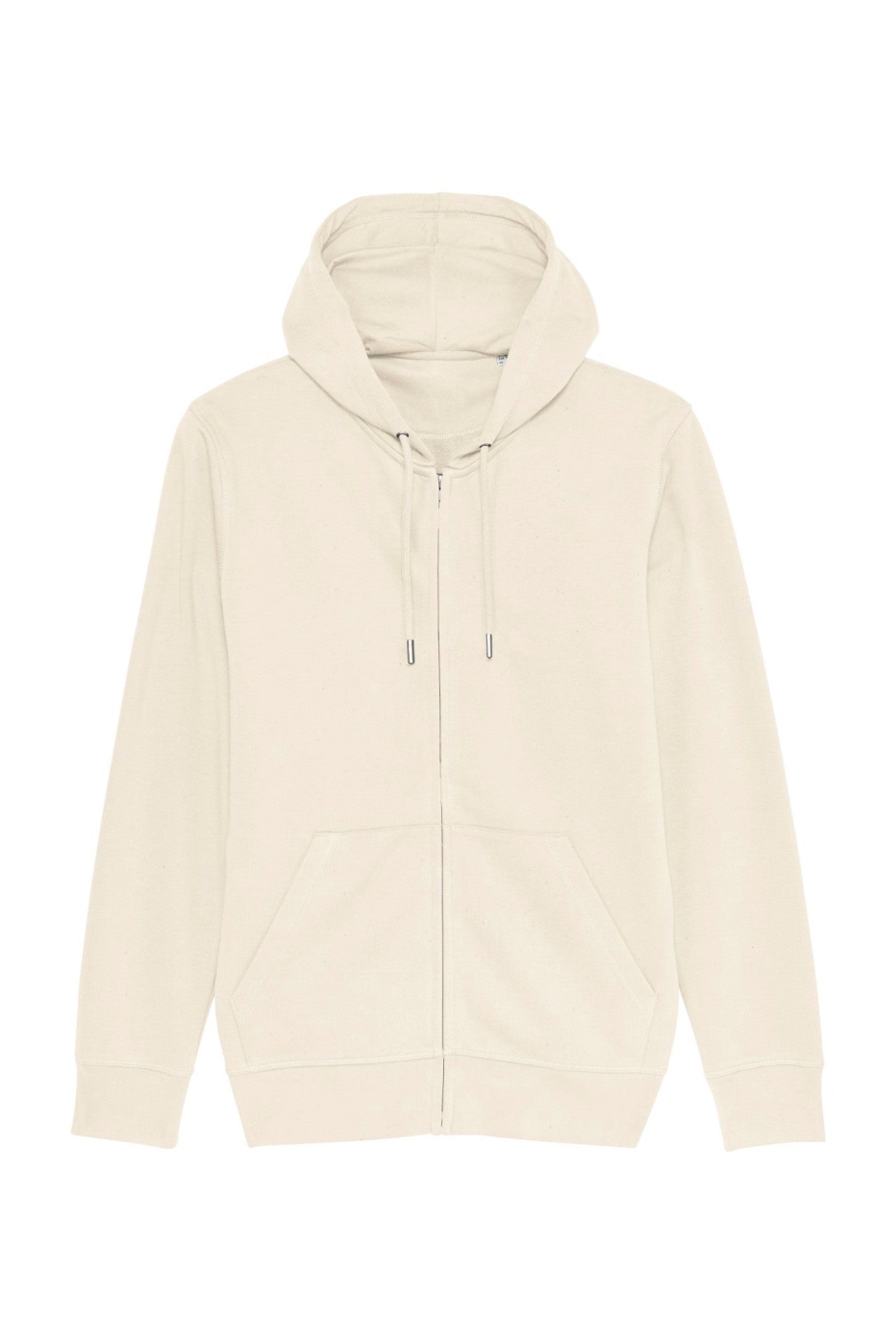 Image of TORLAND mannen vegan Zip Hoodie Connector Natuurlijk Ruw