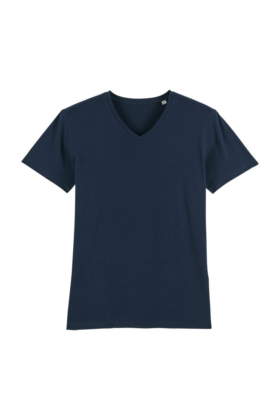 TORLAND men vegan T-Shirt V-Neck Presenter French Navy