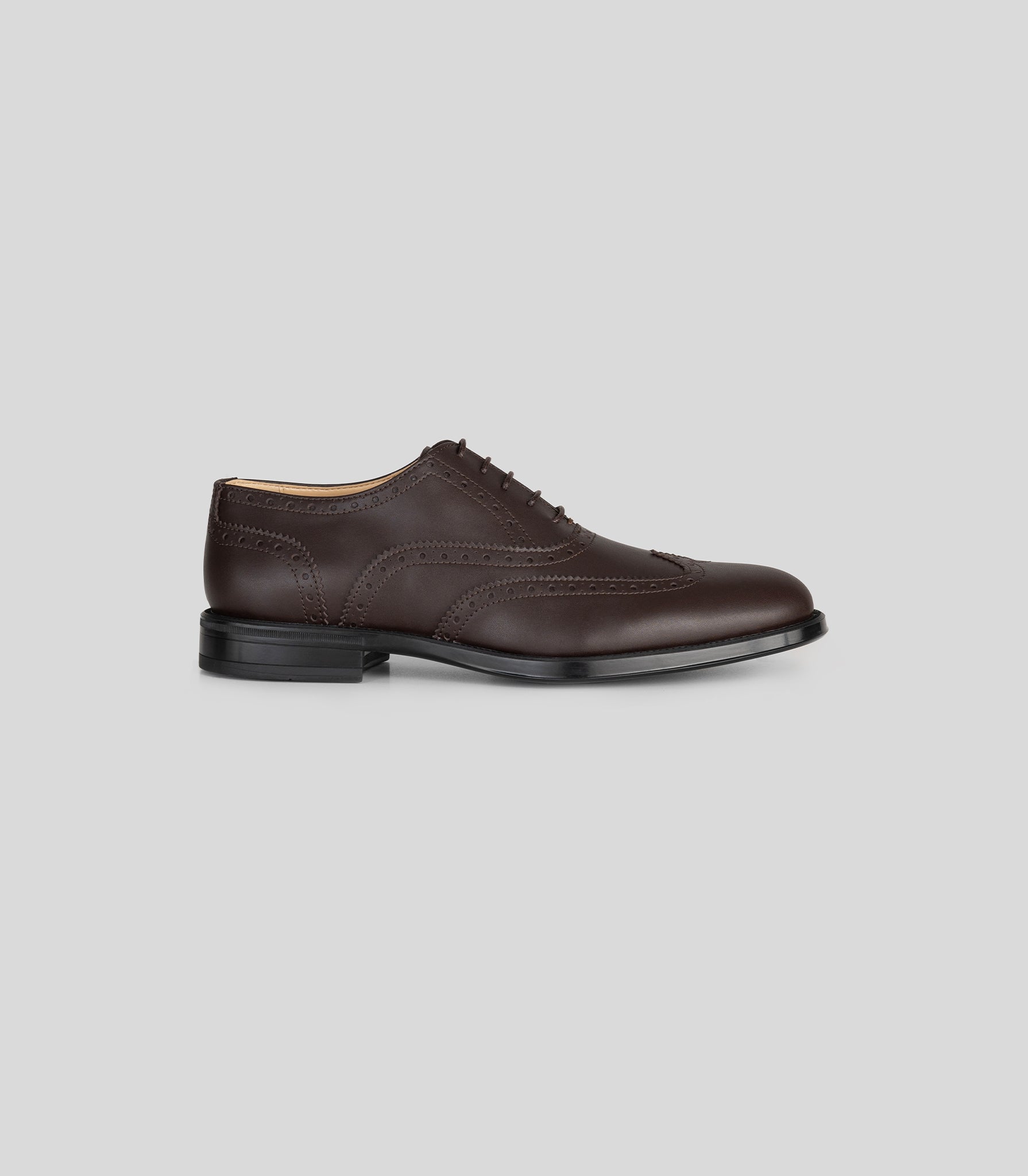 Solari Milano men vegan Oxford Brogue Brown