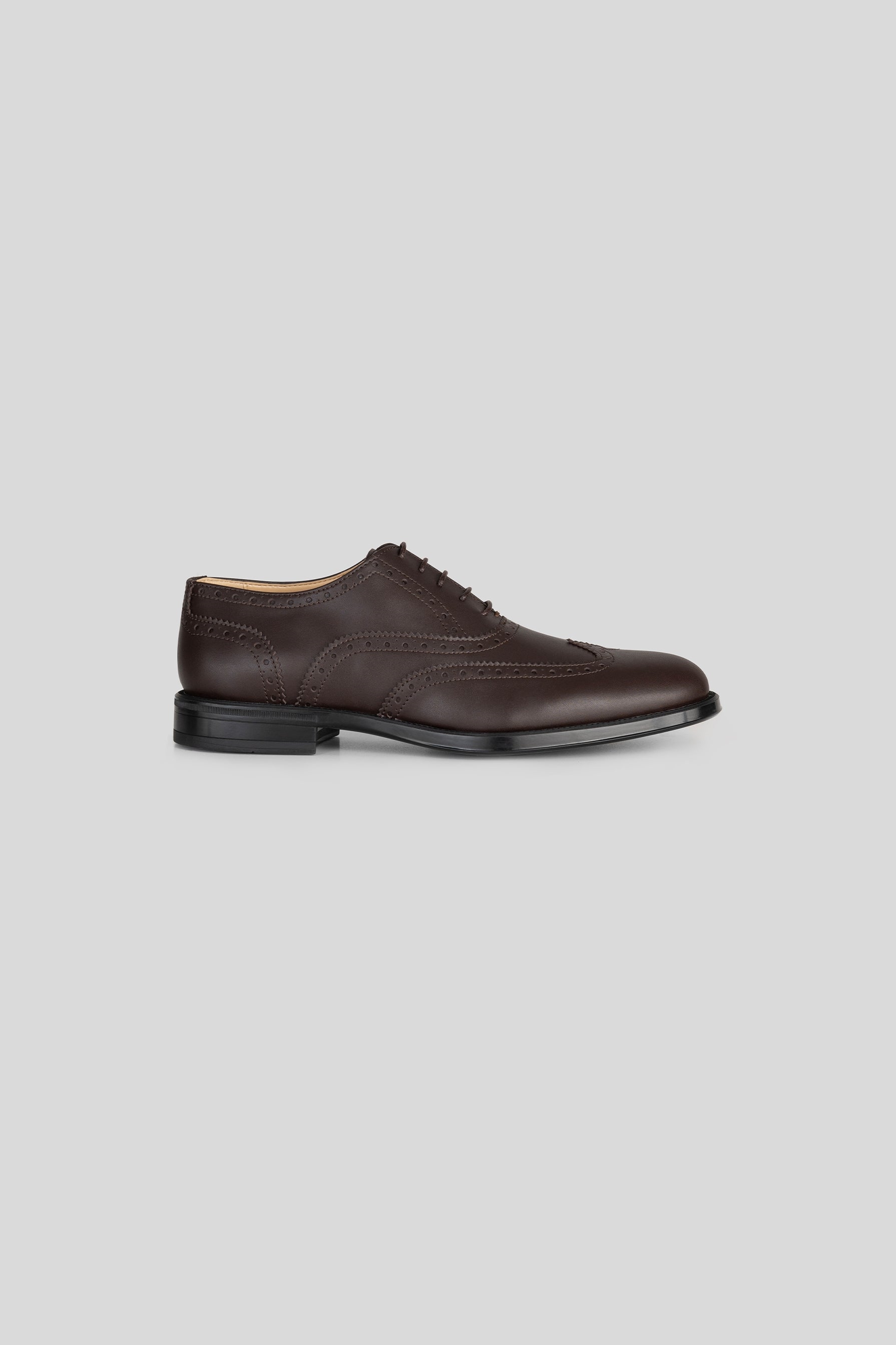 Solari Milano Herren vegan Oxford Brogue Braun