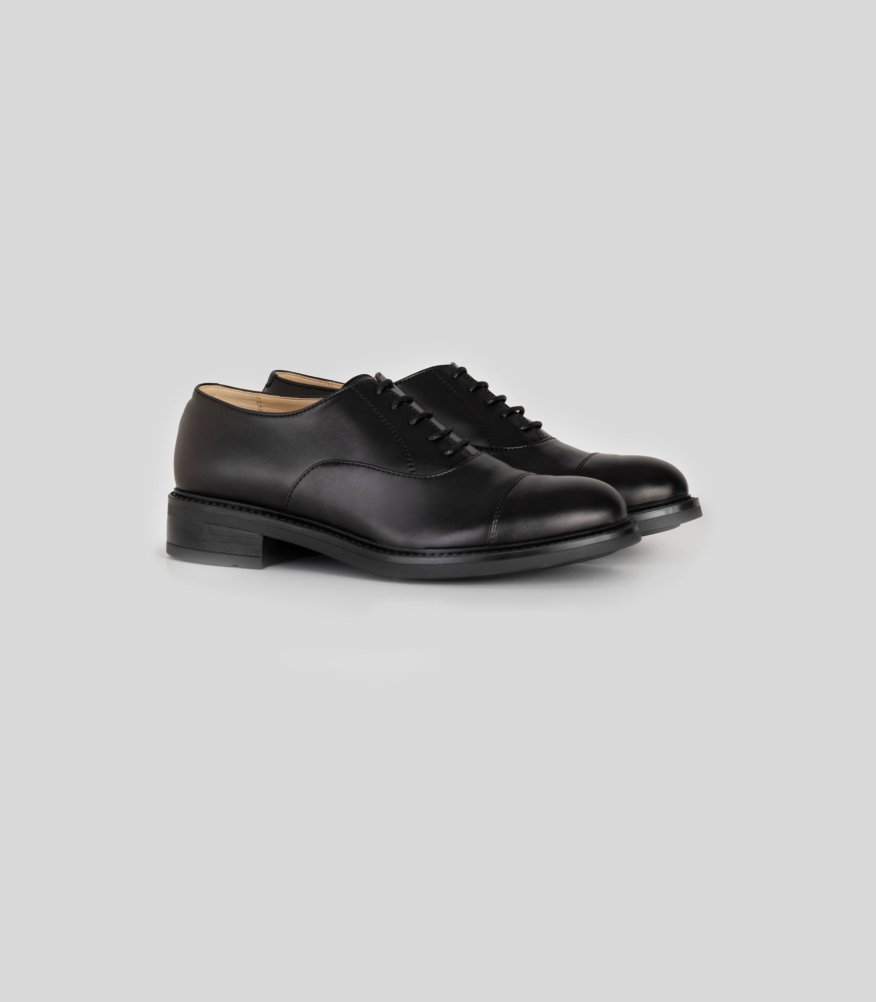 77316 - Damen vegan Oxford Schwarz