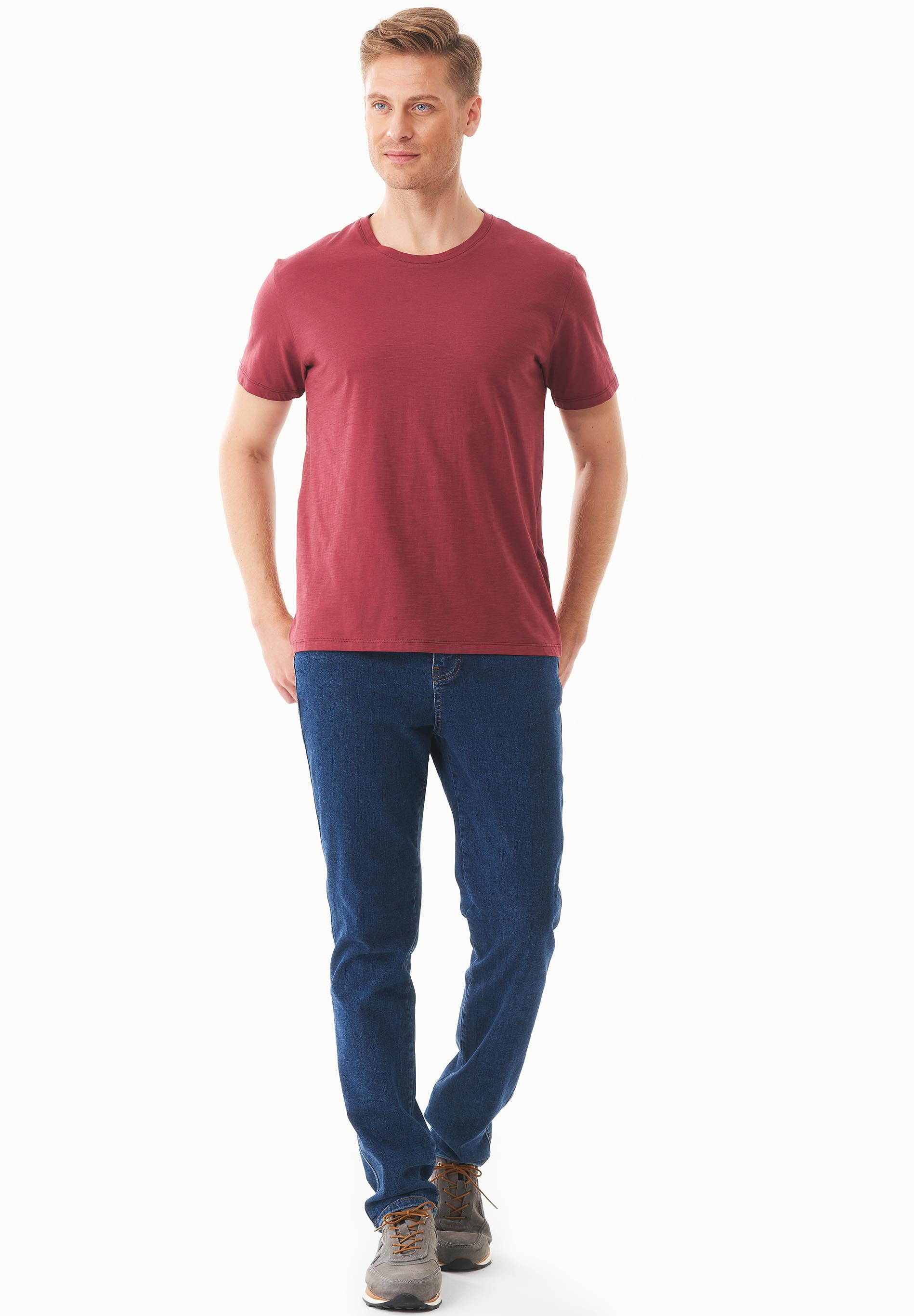 ORGANICATION Basic T-Shirt Organic Cotton Red
