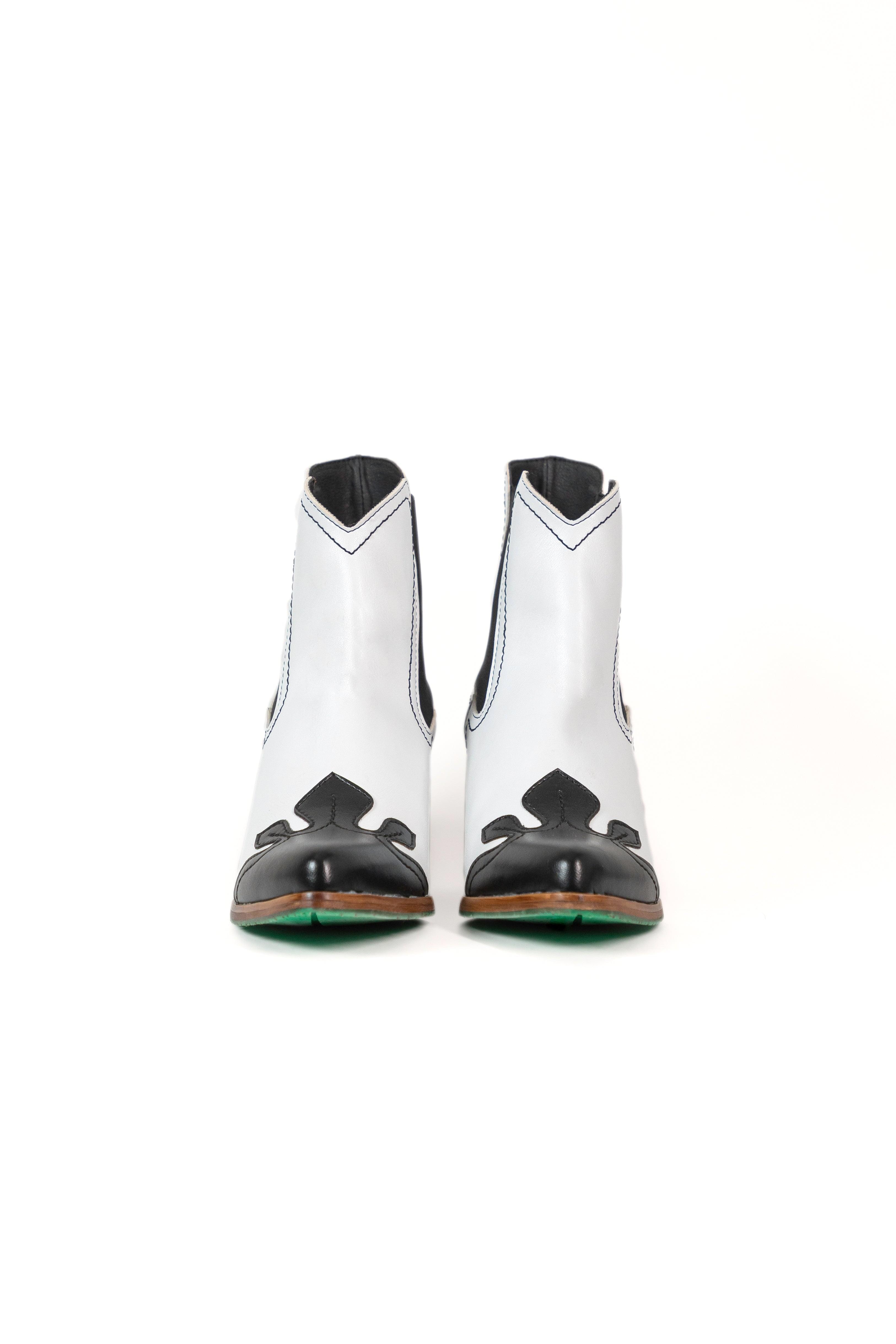Chelsea Boots Duke Black & White 3