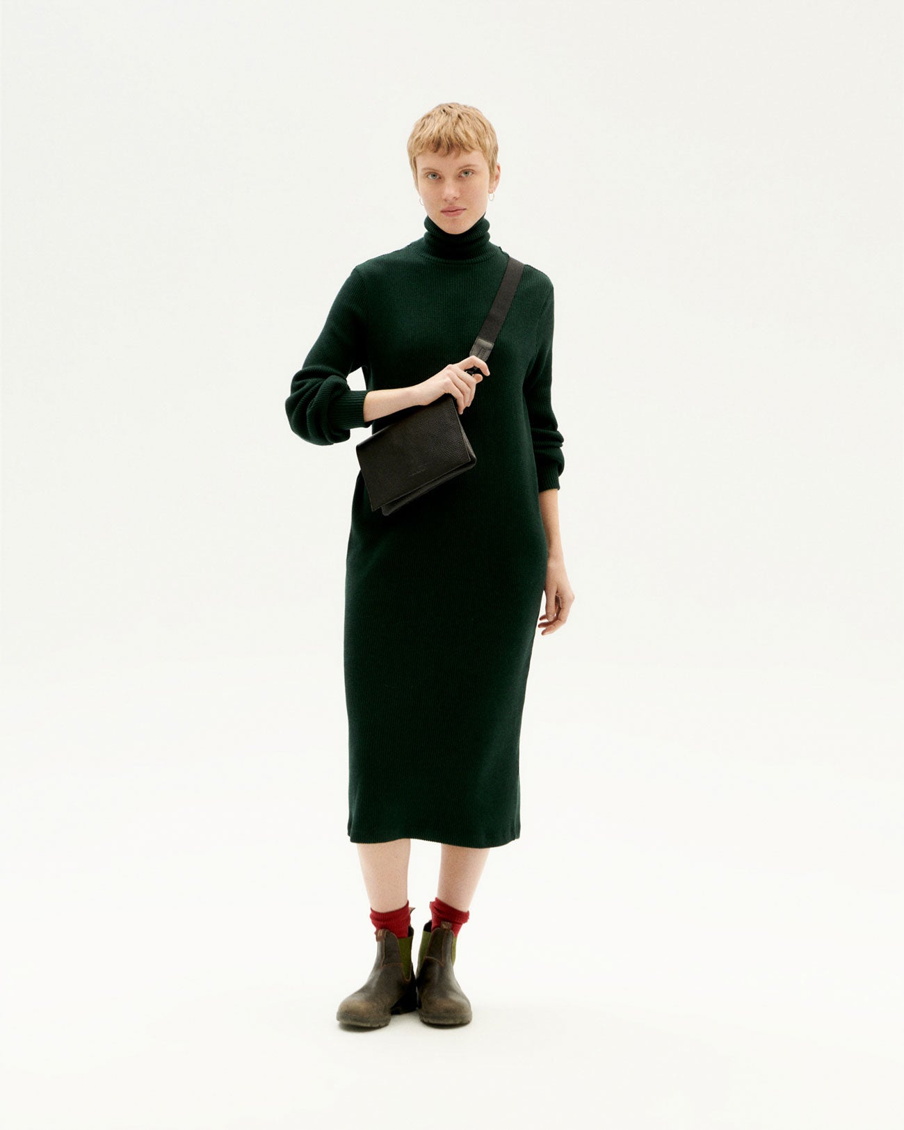 Thinking MU Dress Amaia Knit Green
