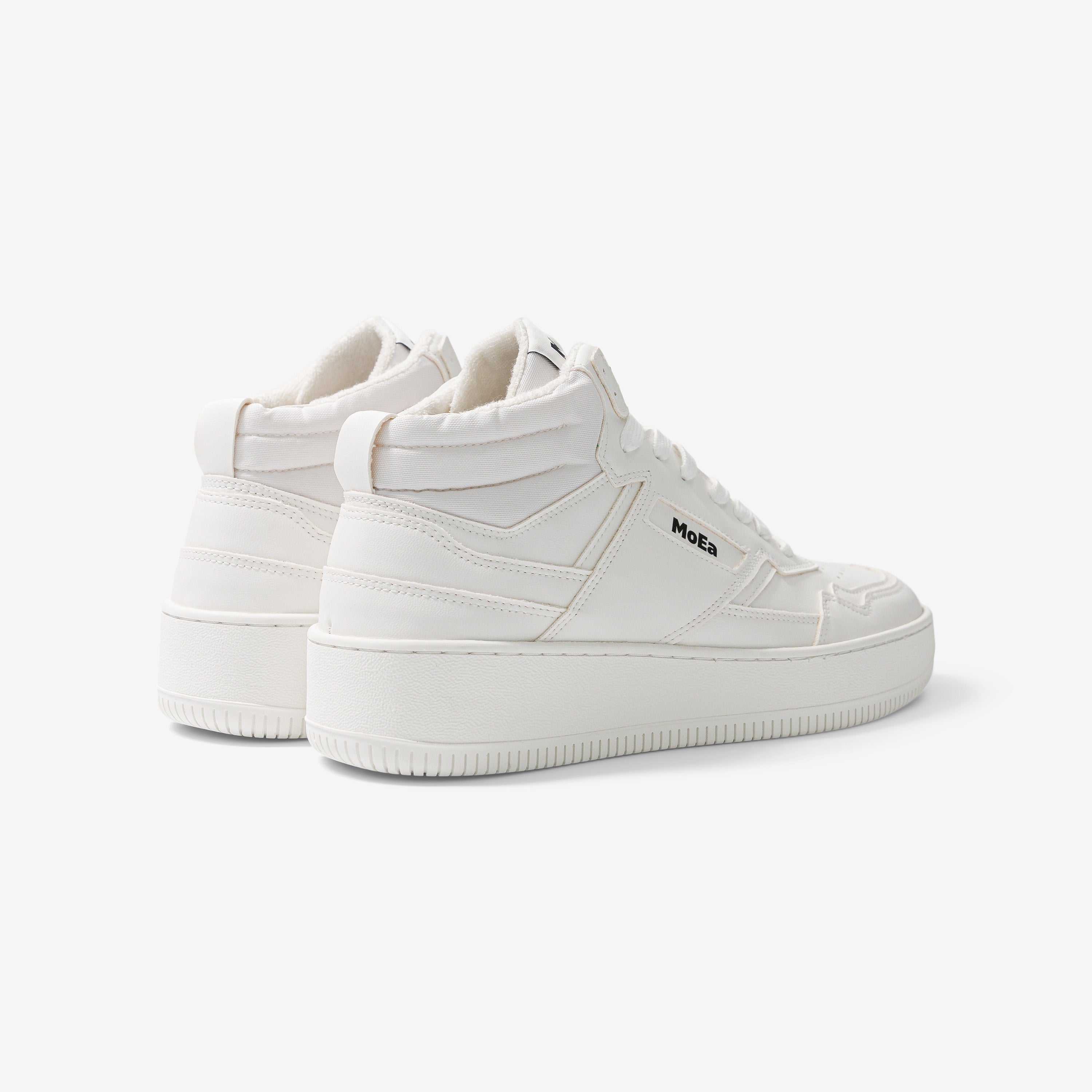 MoEa men vegan Sneakers Gen1 Mid Grapes Full White