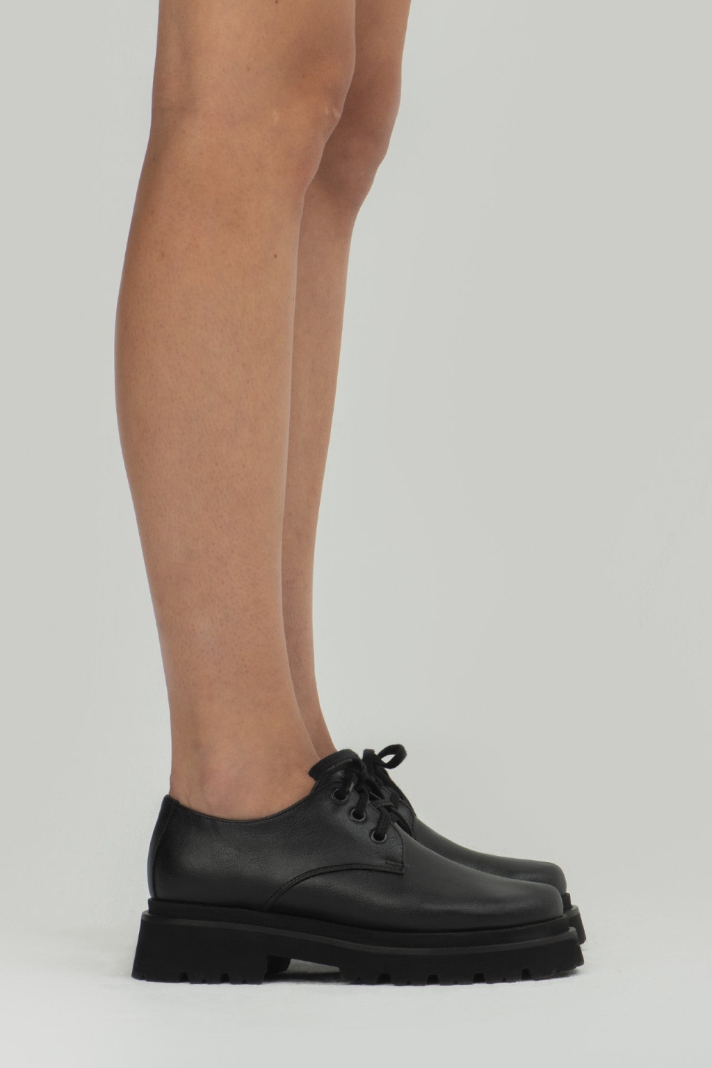 BOHEMA Damen vegan Chunky Derbs No.2 Schwarz