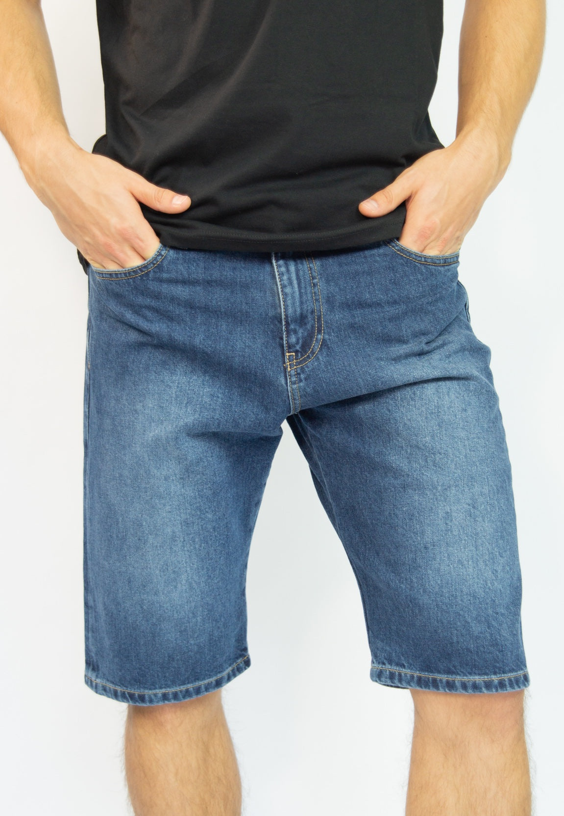 TORLAND Denim Shorts Shane Mid Indigo Blue