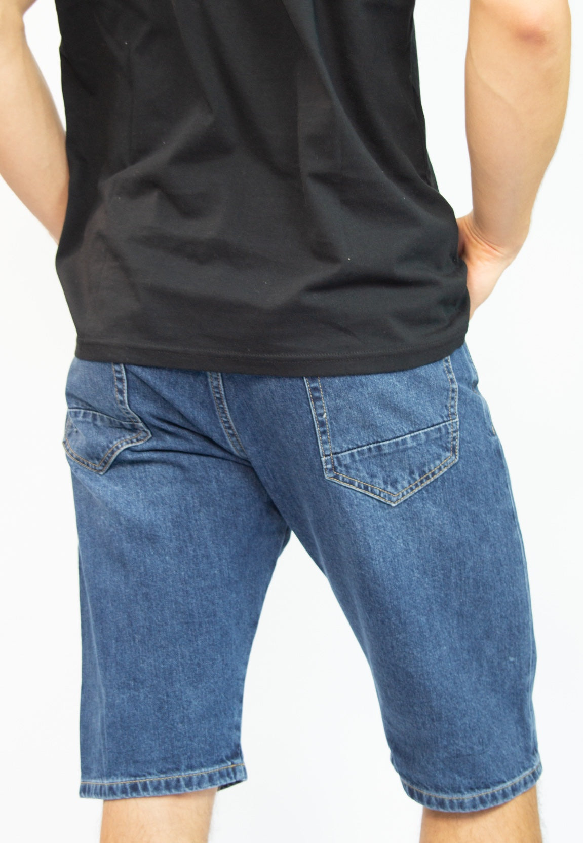 TORLAND Denim Shorts Shane Mid Indigo Blue