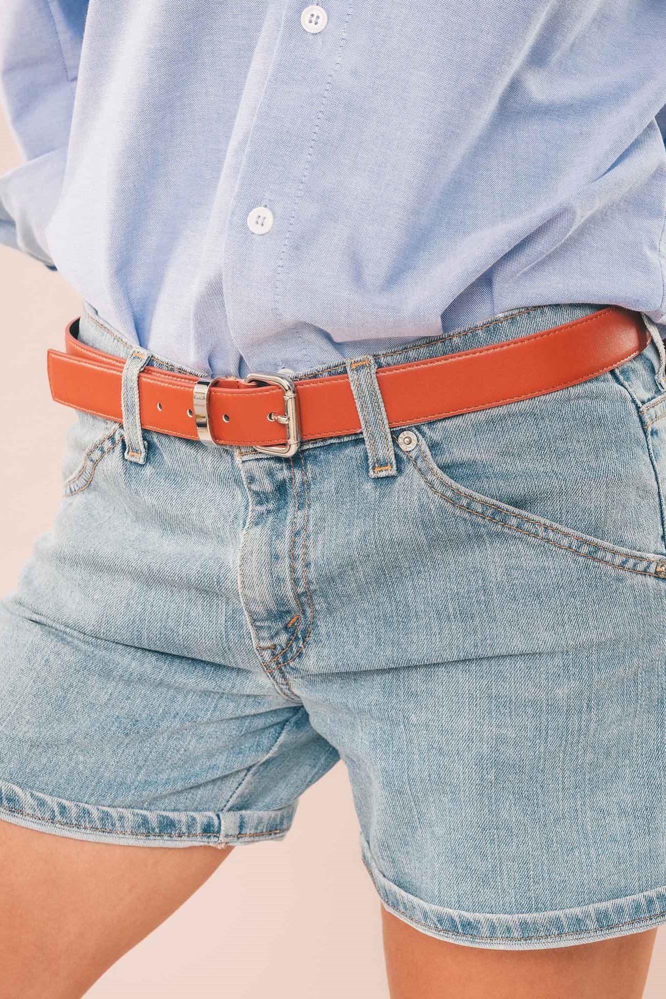 NAE Damen vegan Gürtel Malda Orange