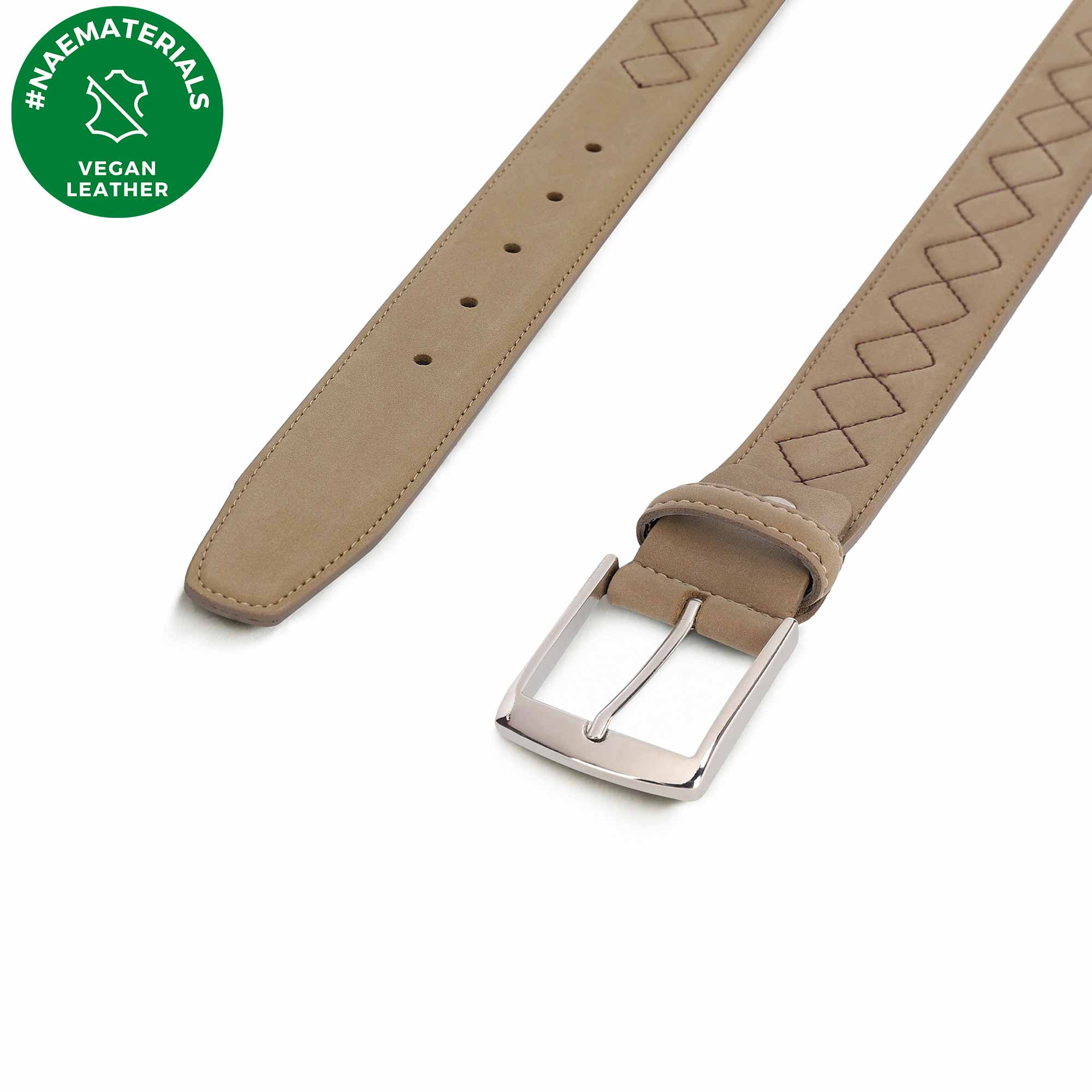 NAE men vegan Belt Amer Beige