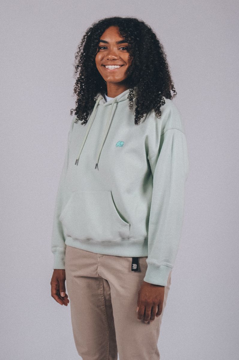 Image of Trendsplant dames vegan Essential Oversized Hoodie Mintgroen