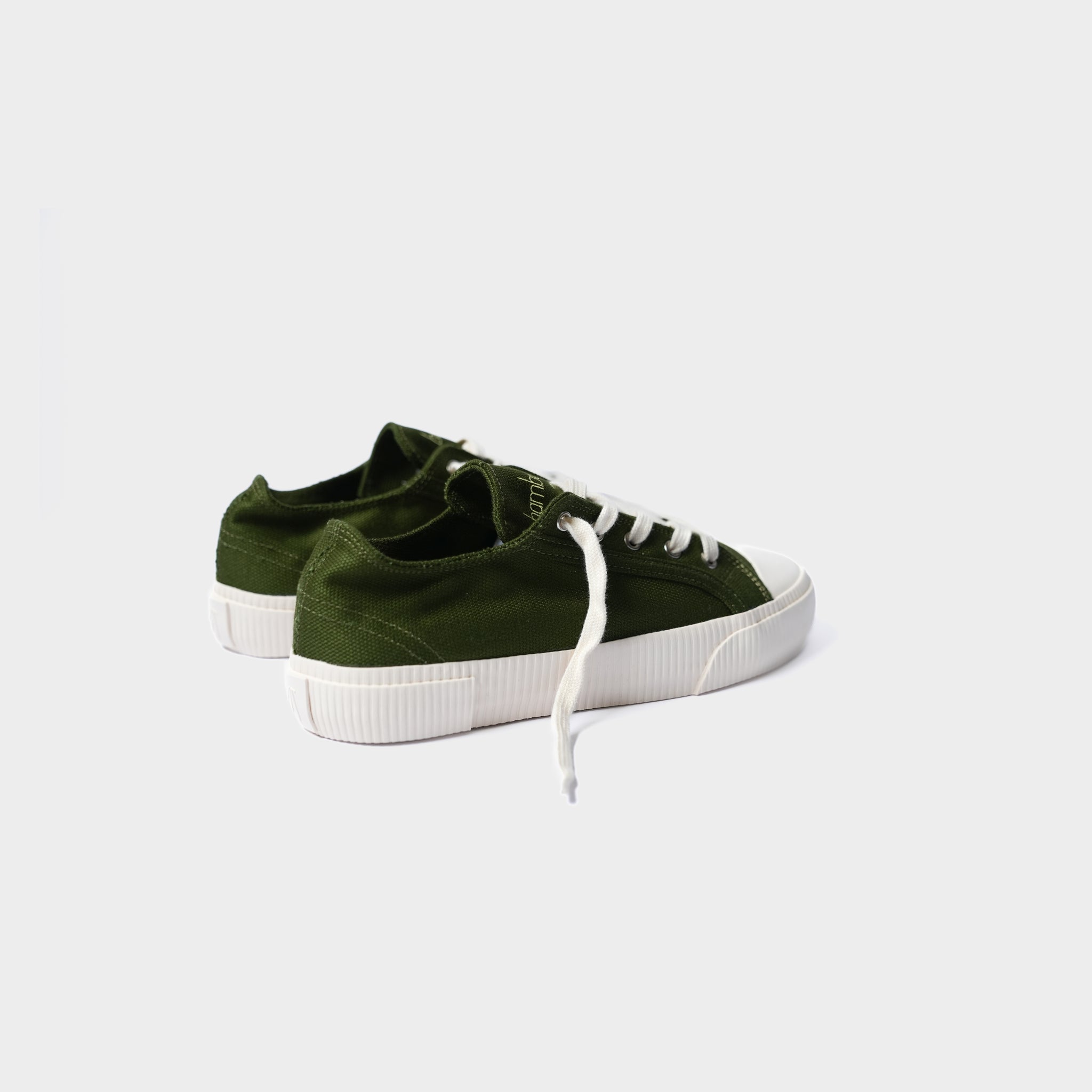 Bamburista womens vegan Low Sneakers Women Ladybug Paradiso Moss Green