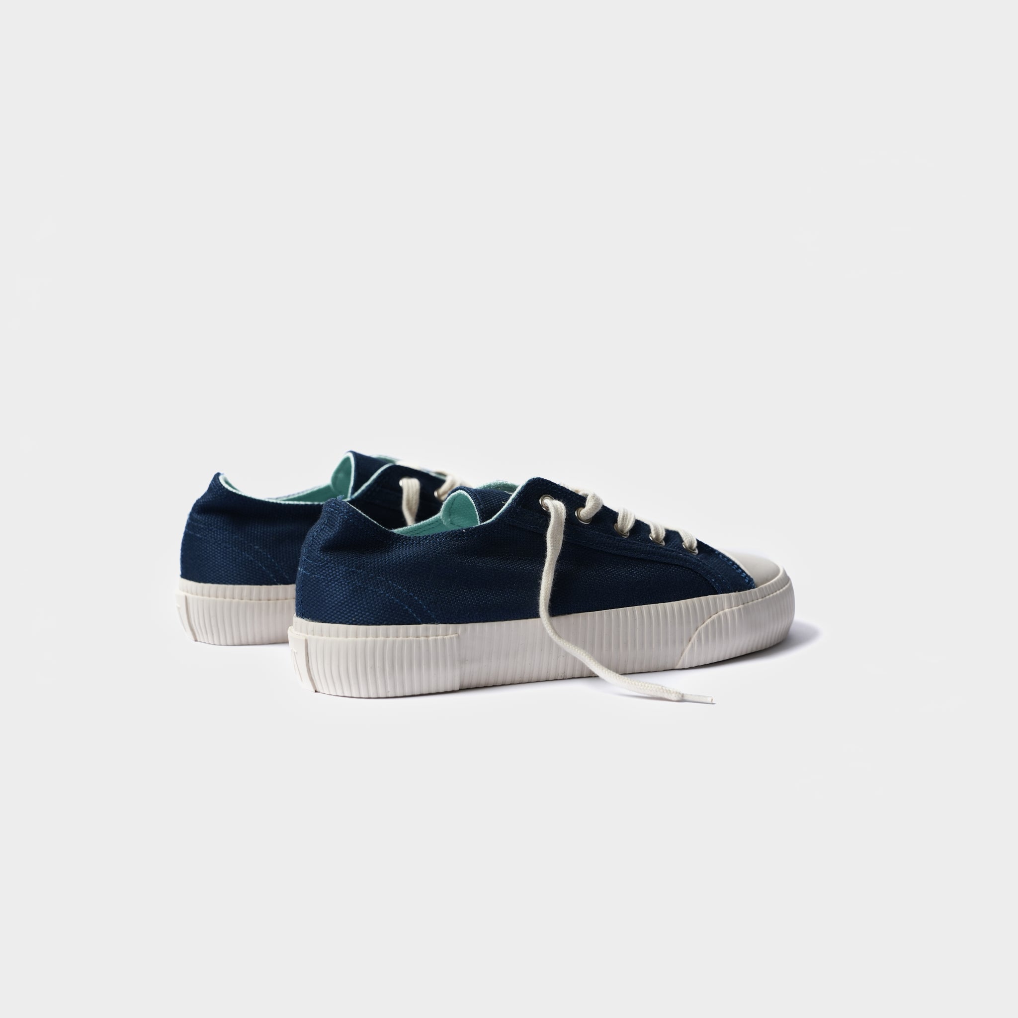 Bamburista womens vegan Low Sneakers Women Ladybug Robino Thunder Blue