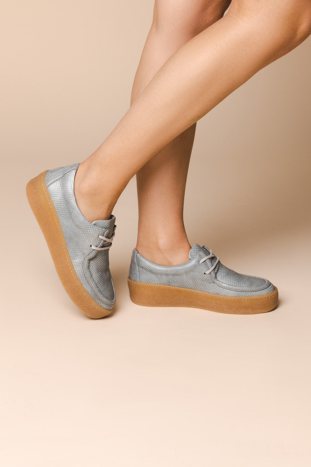 79129 - Damen vegan Loafers Billy Snake Blau