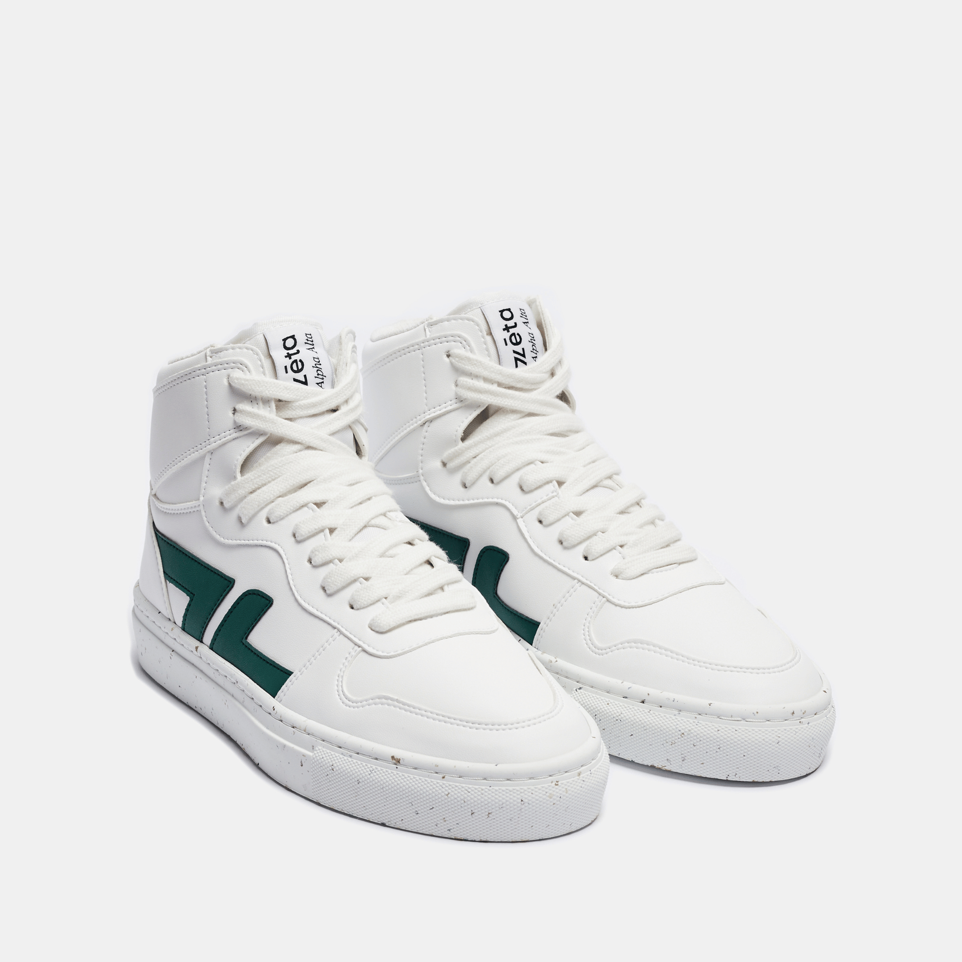 ZÃ¨ta men vegan Sneakers Alta Green & White