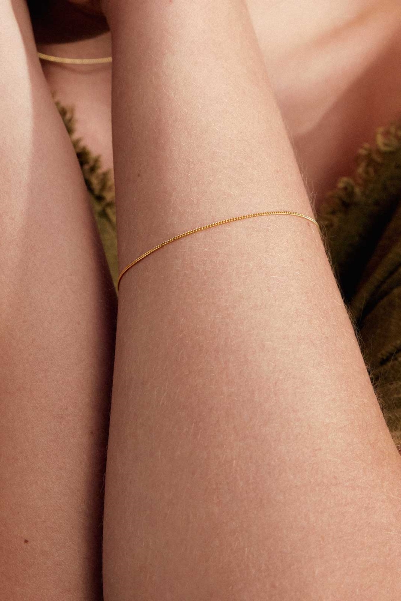 Dear Darling Berlin Damen vegan Das Glowy Armband 14k Echtgold