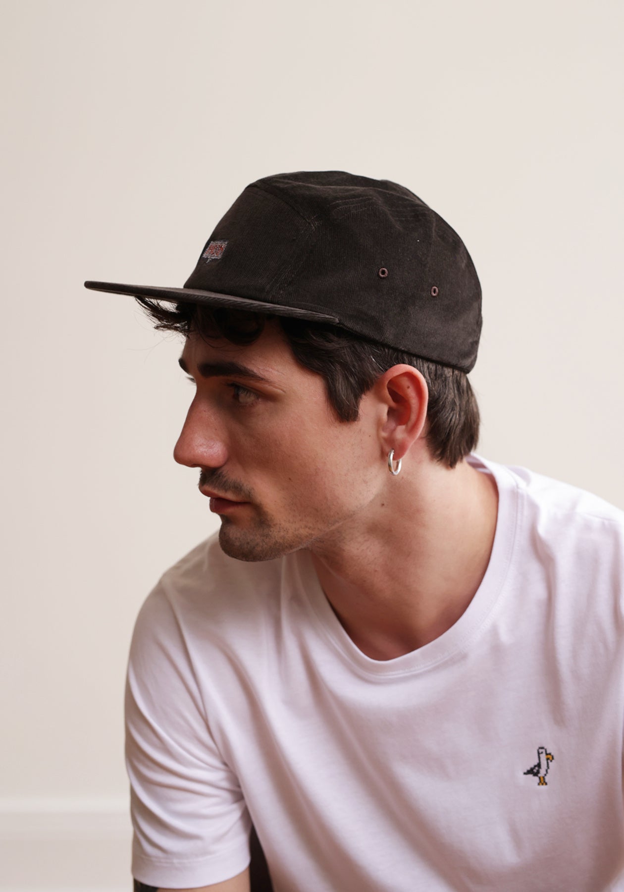Hafendieb men vegan Cap 5panel Moin Brown