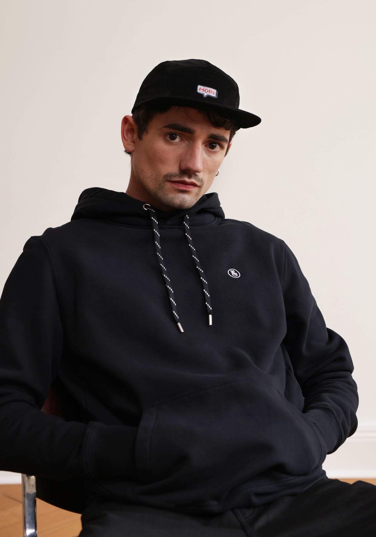 Hafendieb men vegan Cap 5panel Moin Black