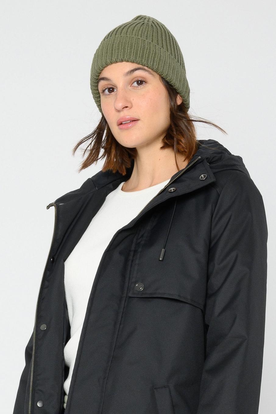 ThokkThokk men vegan Beanie Deep Moss Green