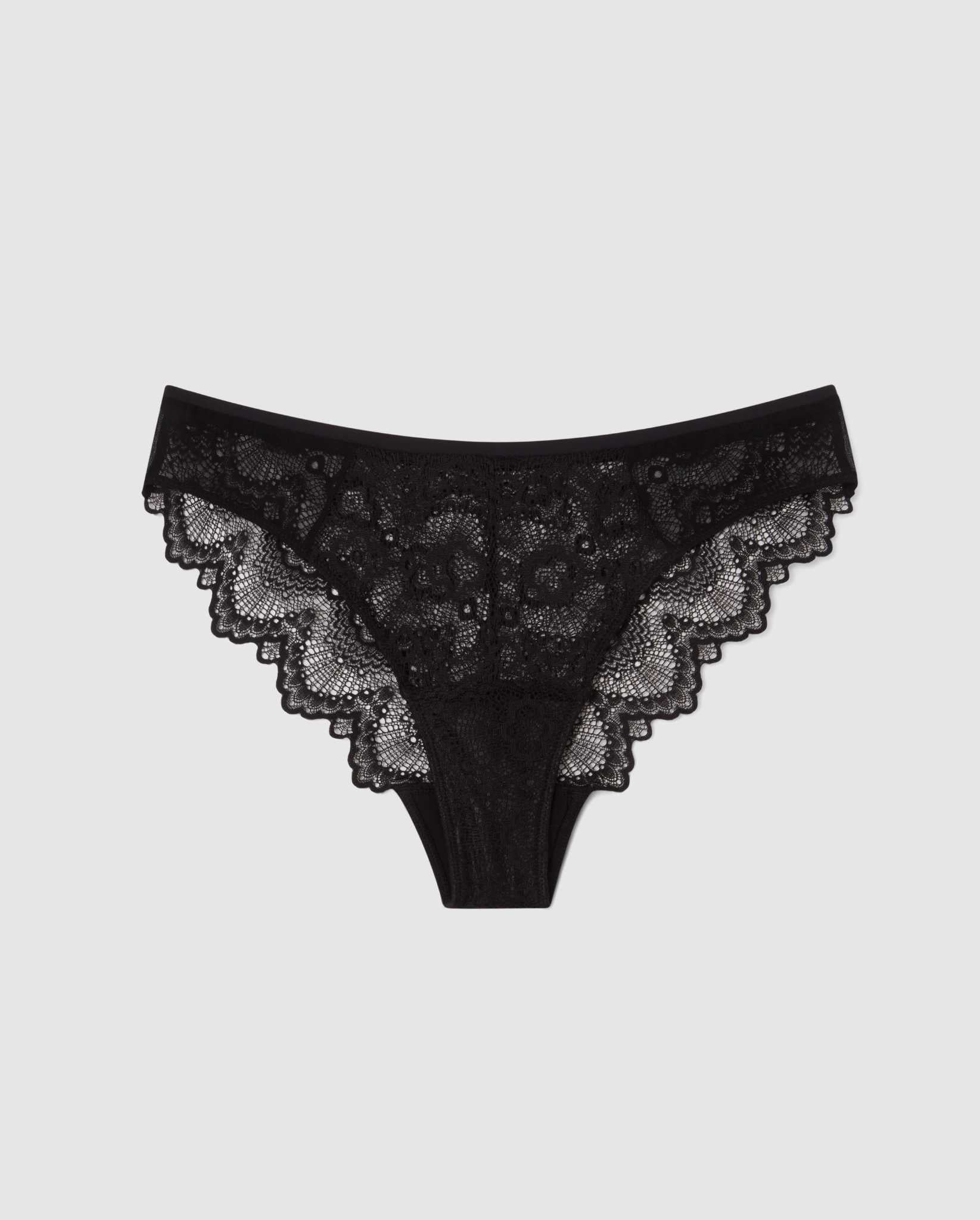 Understatement womens vegan Period Briefs Cheeky Black