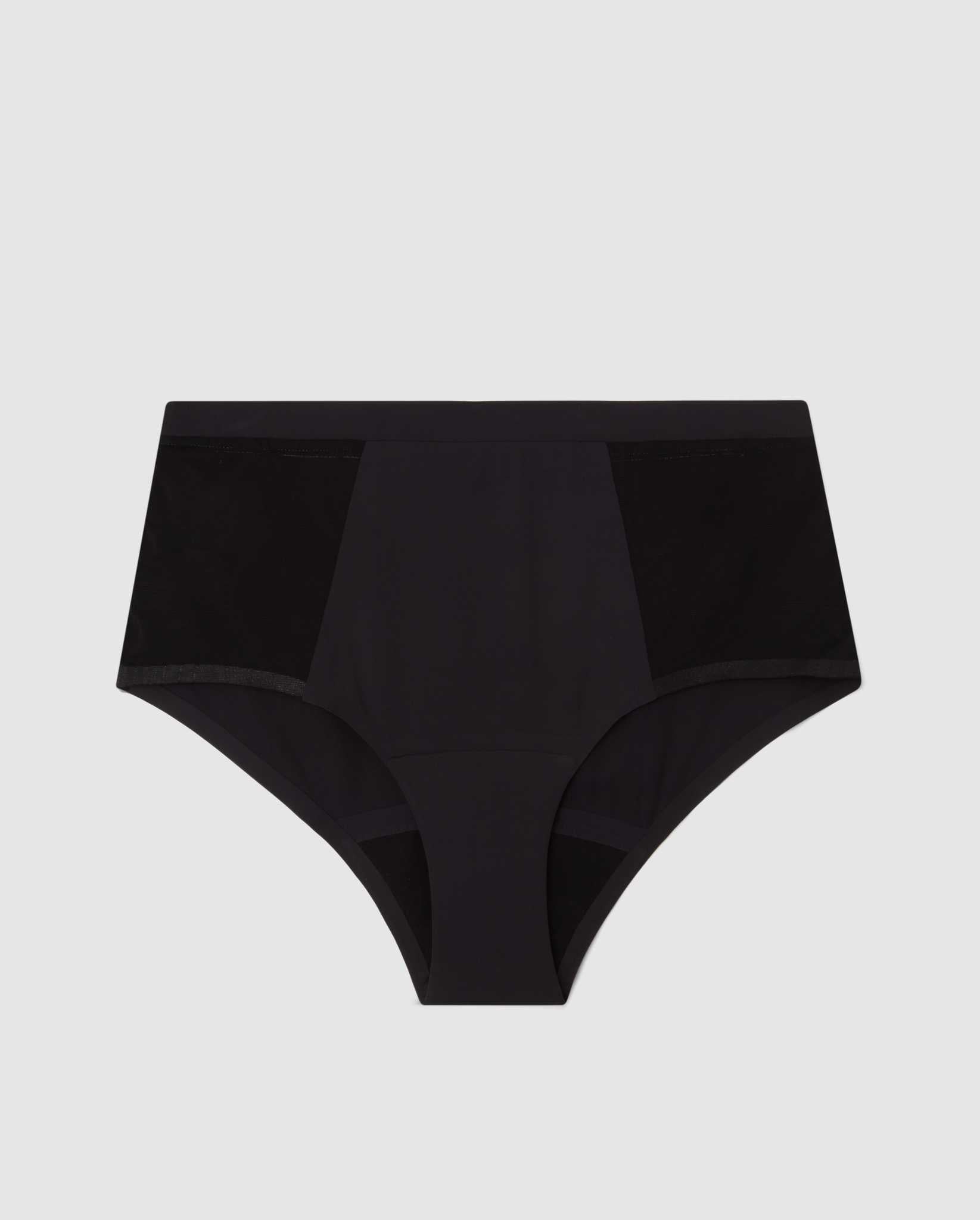 Understatement womens vegan Period Briefs Highwaist Black