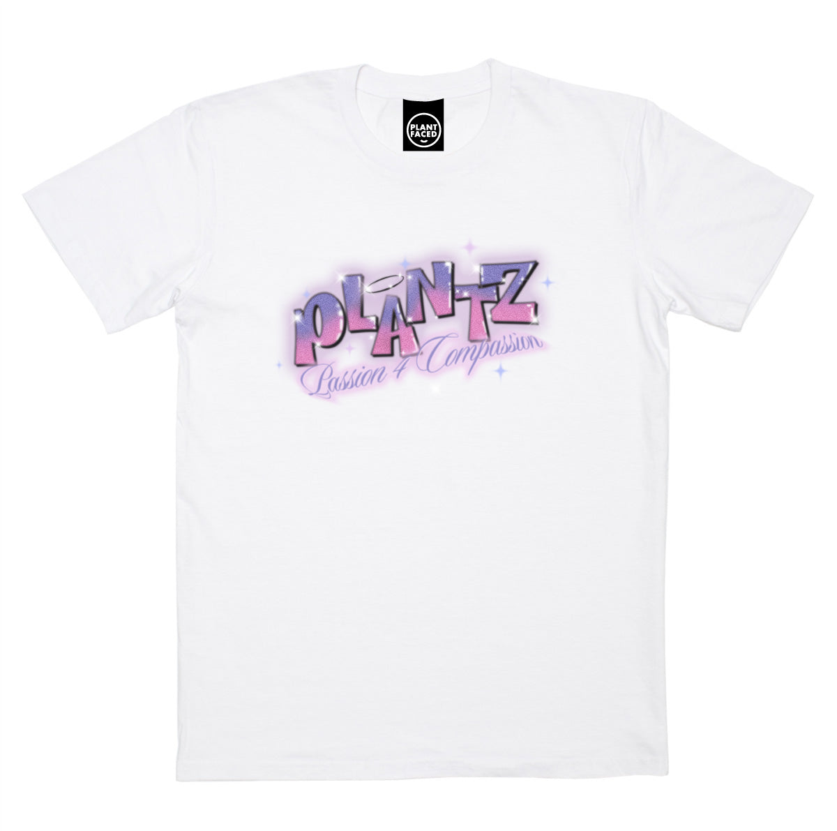 Plant Faced Clothing Tee Plantz White