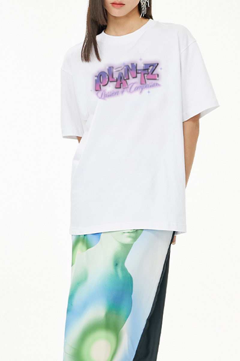 Plant Faced Clothing womens vegan Tee Plantz White
