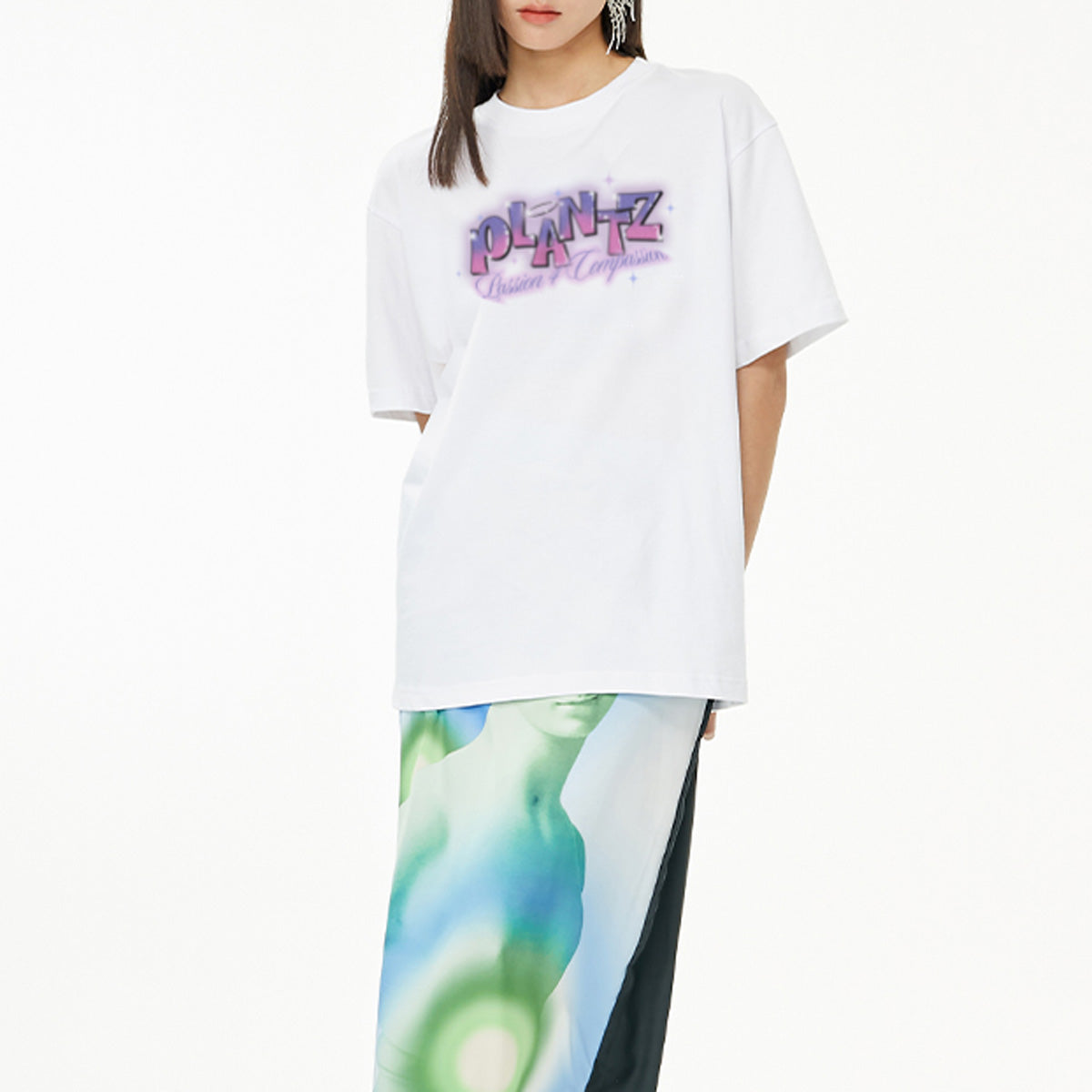 Plant Faced Clothing Tee Plantz White