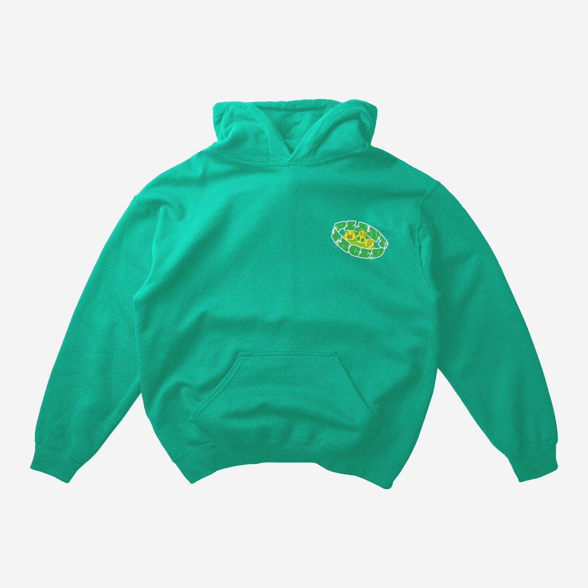 Plant Faced Clothing womens vegan Hoodie No Animals Consumed Club Green