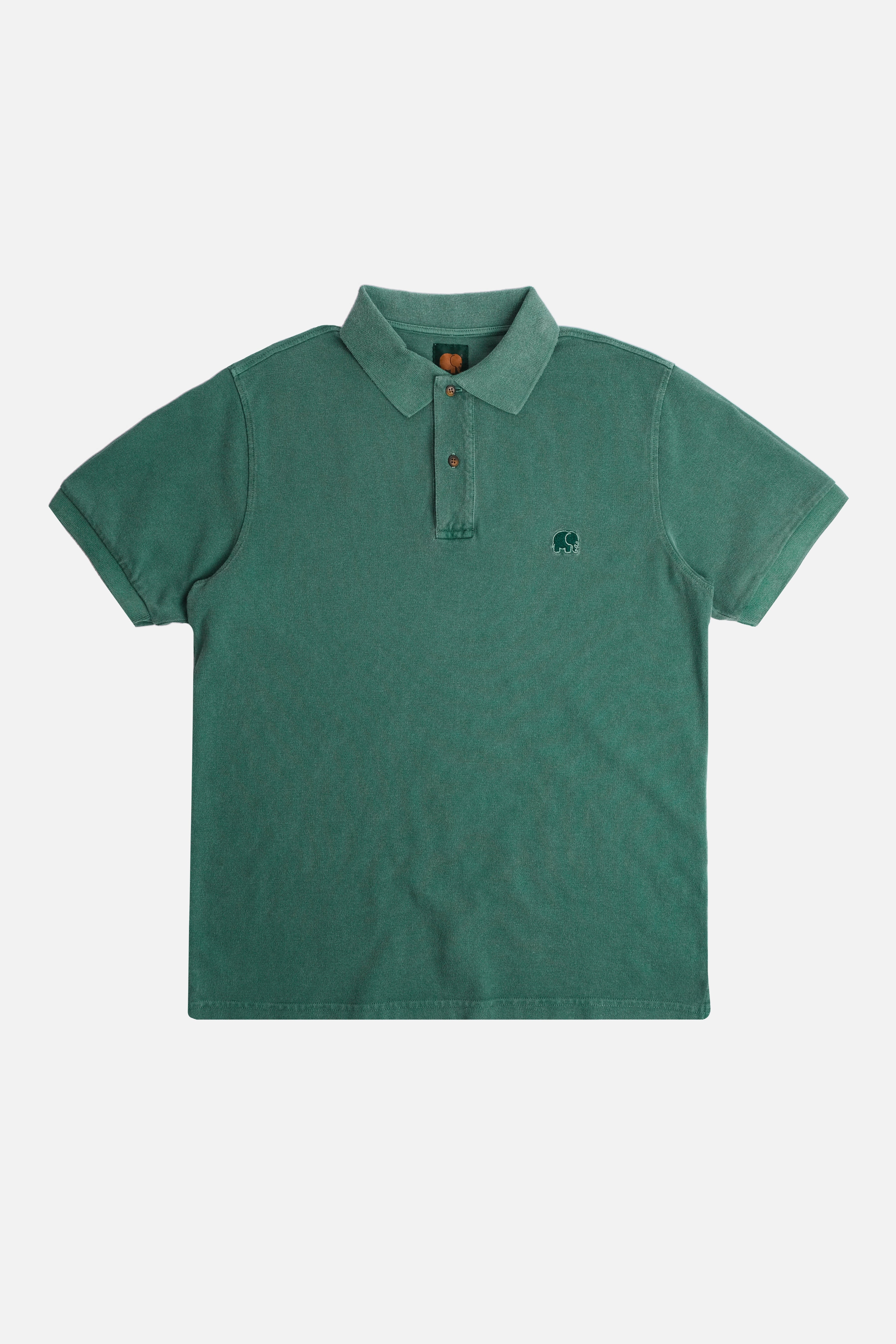Image of Trendsplant mannen vegan Poloshirt Eden Groen